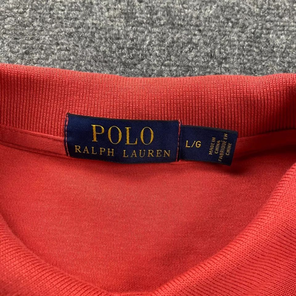 Polo Ralph Lauren Polo Ralph Lauren Shirt Mens Large Red Soft Golf Cotton Pony Size US L / EU 52-54 / 3 - 3 Thumbnail