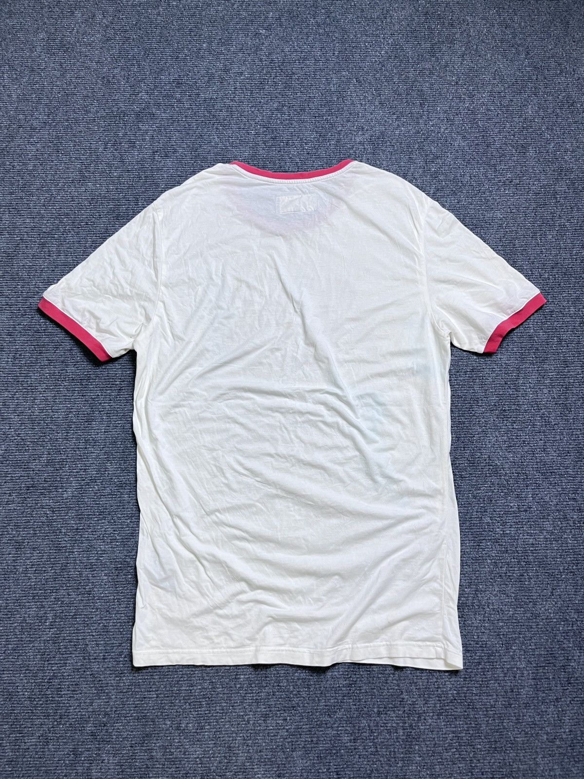 Armani Armani Jeans graphic T-shirt featuring contrast crew neck Size S / US 4 / IT 40 - 8 Thumbnail
