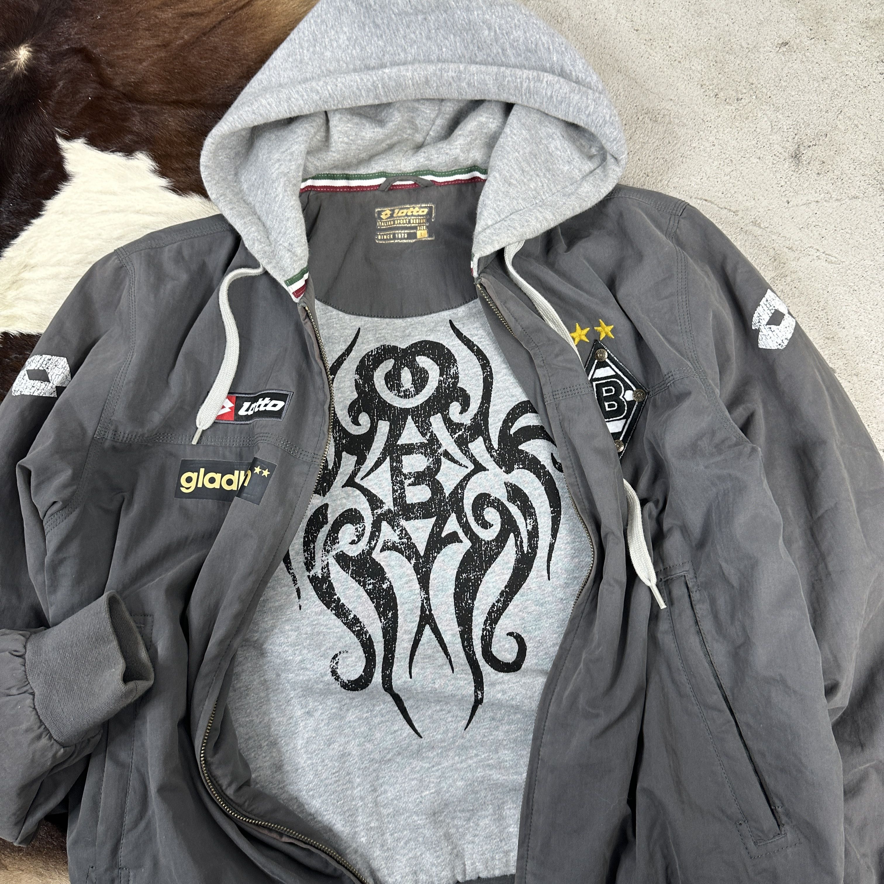 Vintage Vintage Streetwear Borussia Monchengladbach Hoodie Jacket Size US L / EU 52-54 / 3 - 5 Thumbnail