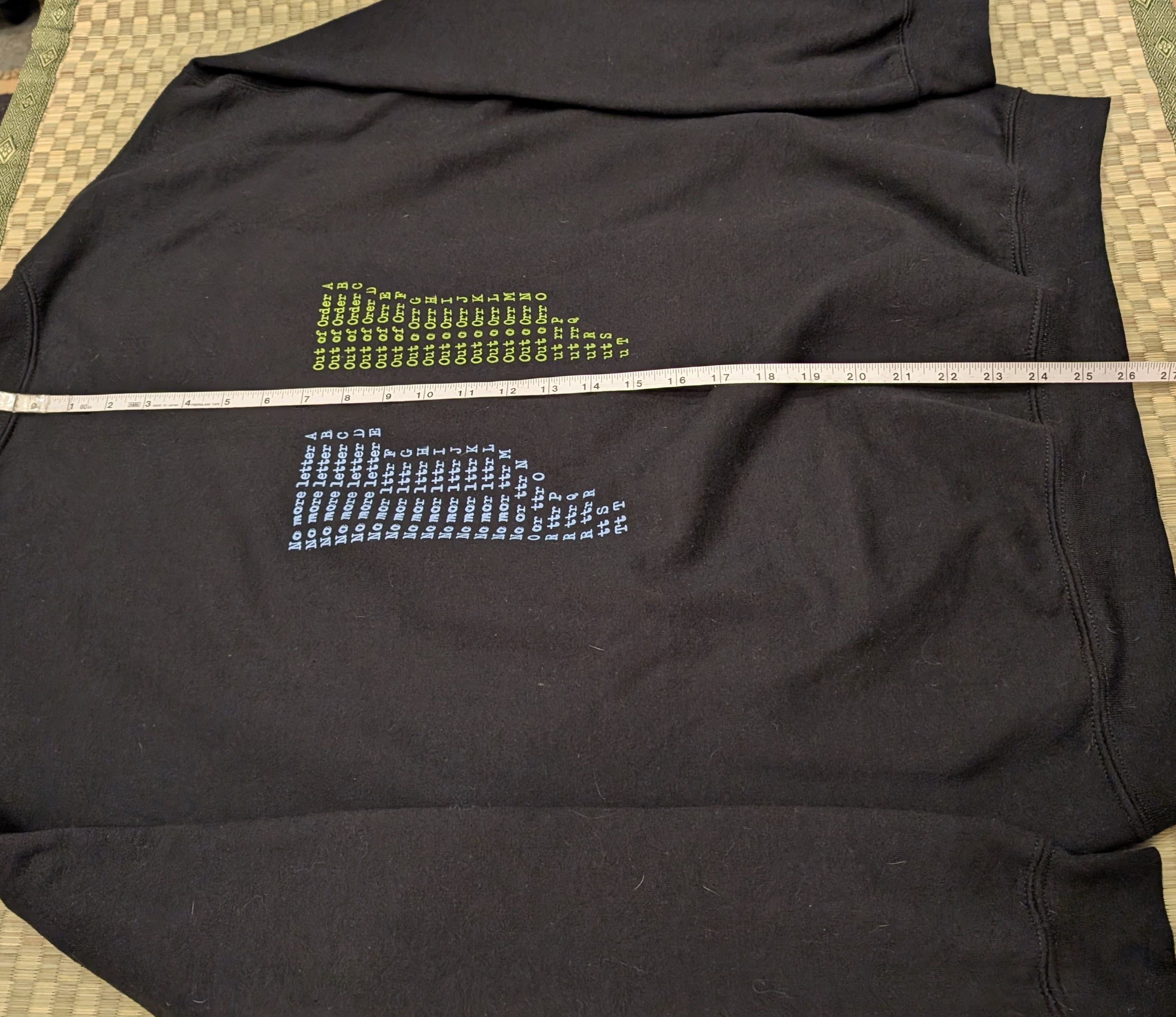 Other RARE Dominic Fike Out of Order No More Letters Sweatshirt Size US L / EU 52-54 / 3 - 5 Thumbnail