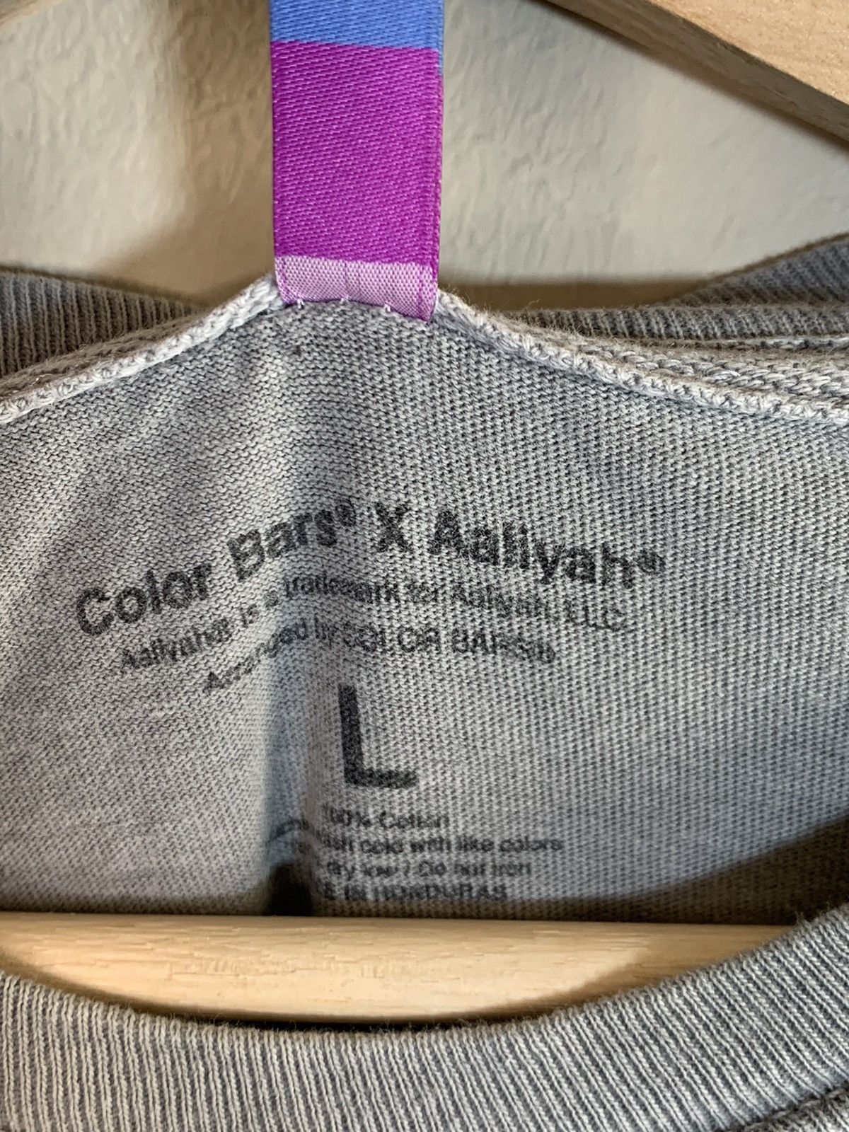 Band Tees *RARE* Aaliyah x Color Bars Portrait Art R&B Rap Music Shirt Size US L / EU 52-54 / 3 - 7 Thumbnail