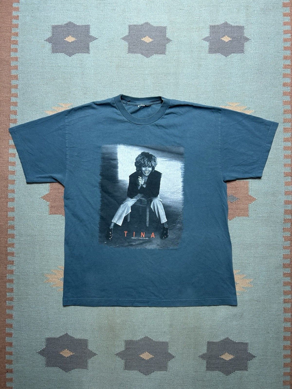 Vtg t shirt Tina turner twenty four seven 2000 tour band XL