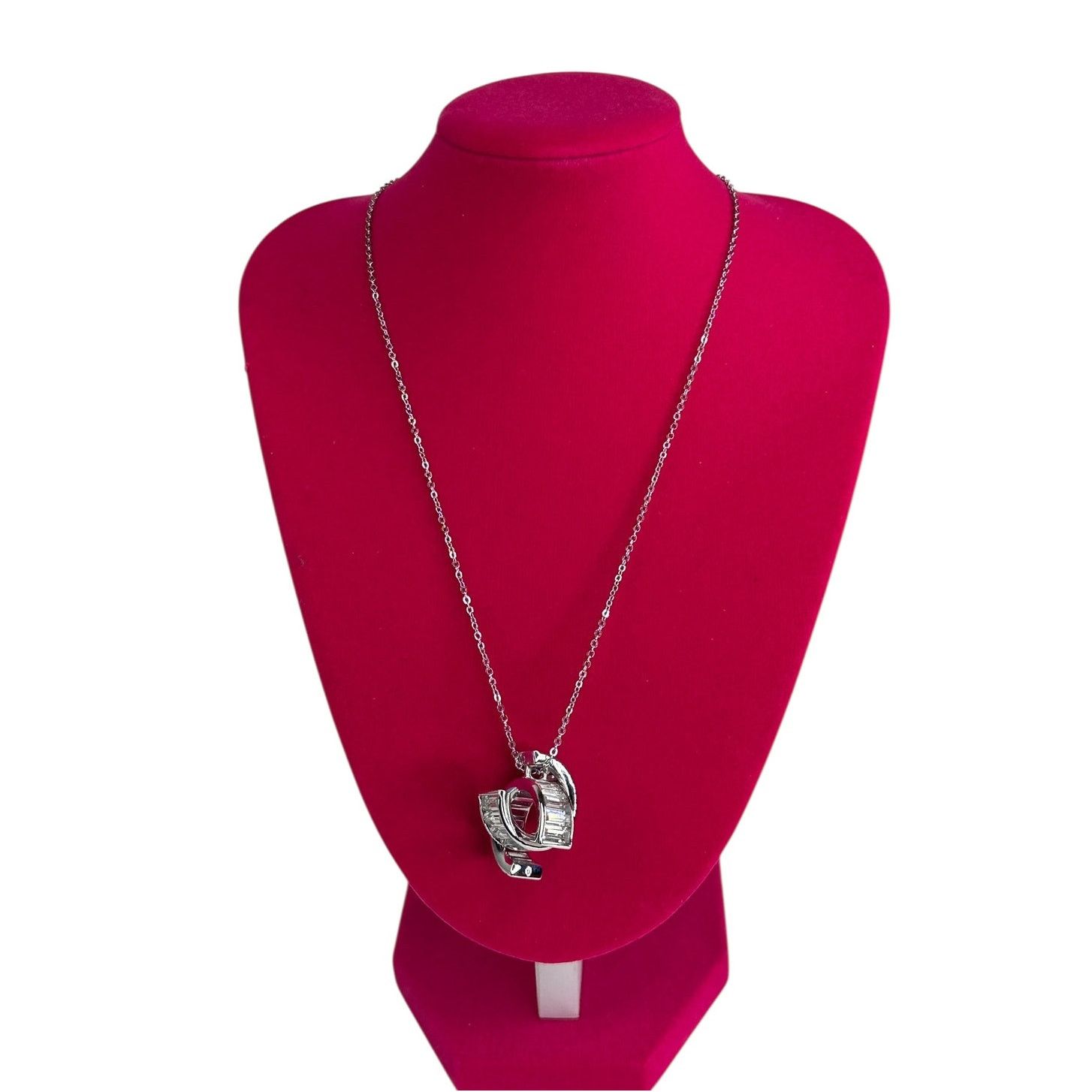 Swarovski Swarovski Matrix Pendant Baguette Cut Necklace Size ONE SIZE - 2 Thumbnail