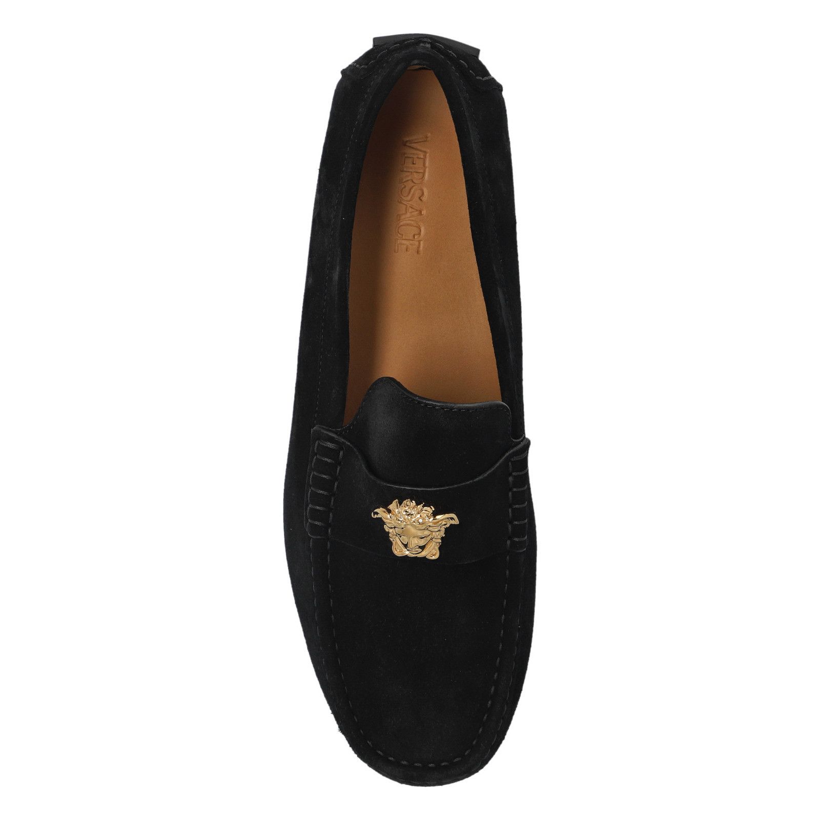 Versace VERSACE Black Suede Moccasins New And Authentic (Men's size: Size US 7 / EU 40 - 4 Thumbnail
