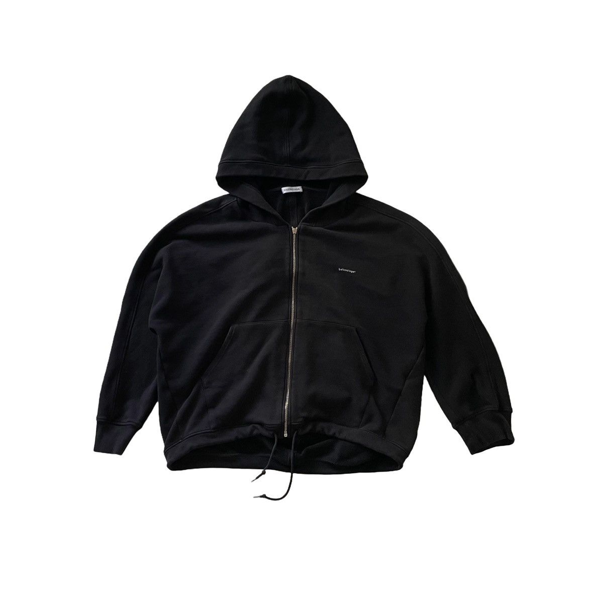 トップス balenciaga soccer zip up hoodie Balenciaga 2024 Soccer Oversized Logo-detailed Cotton-jersey