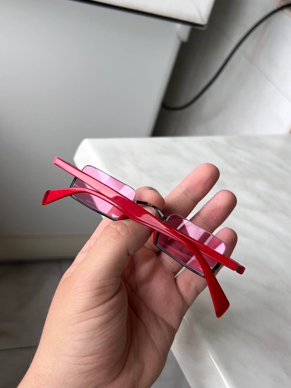 Other Eschenbach steampunk cyberpunk pink lenses sunglasses 2000's Size ONE SIZE - 9 Thumbnail
