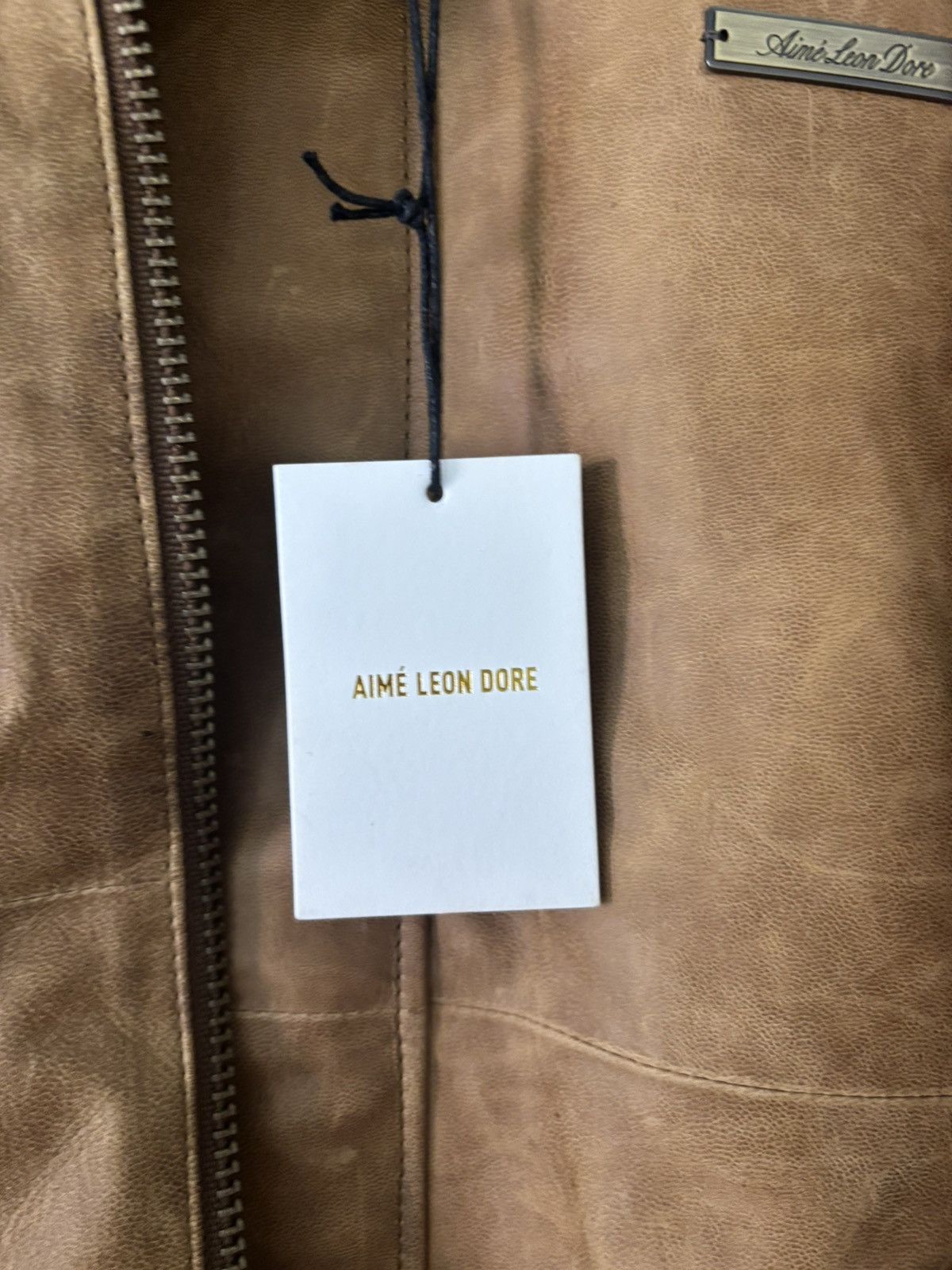 Aime Leon Dore Aime Leon Dore Leather Aviator Jacket Size US M / EU 48-50 / 2 - 5 Thumbnail