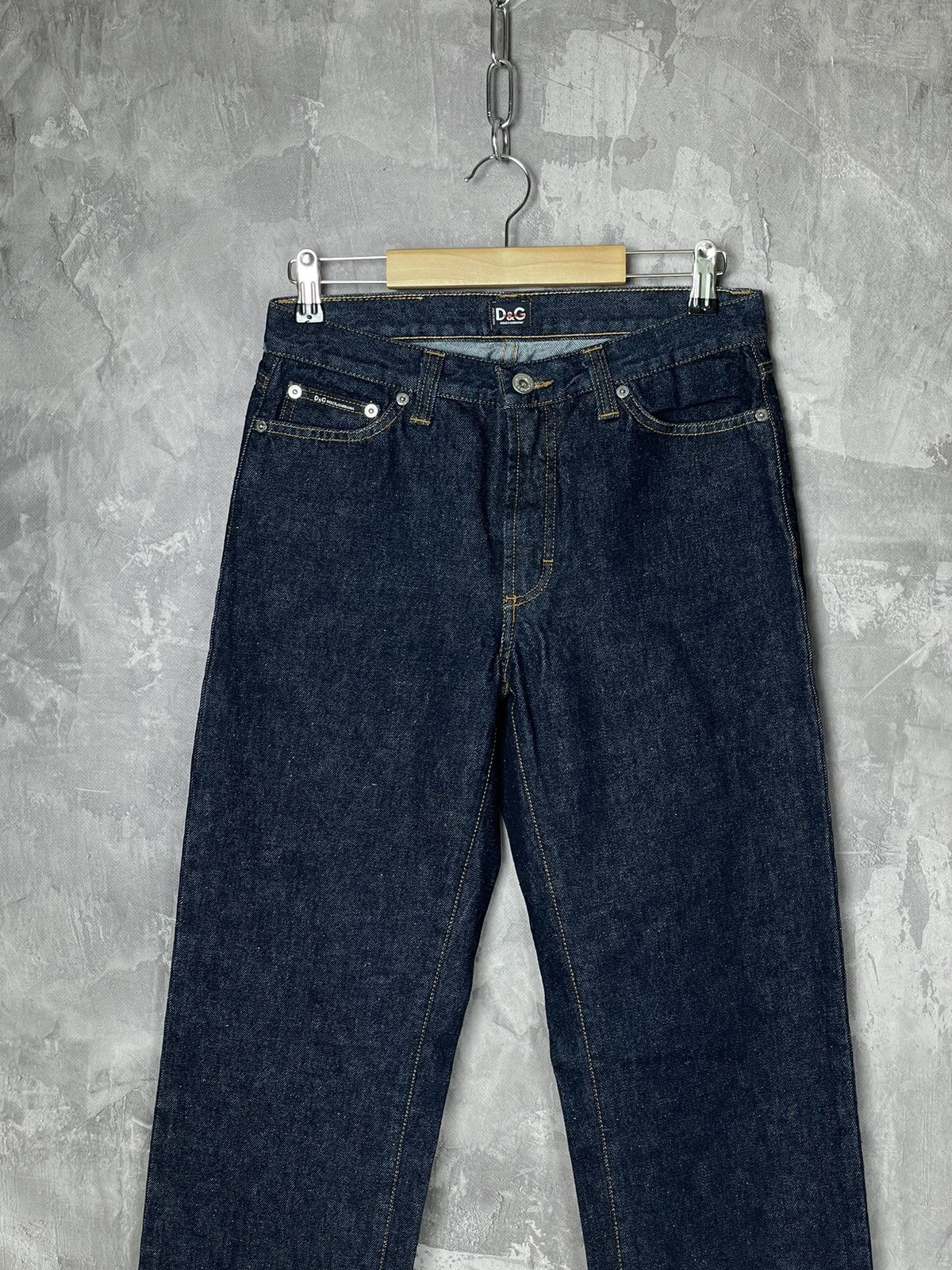 Luxury🔥 Vintage Dolce&Gabbana Y2K Crazy Denim Jeans Pants