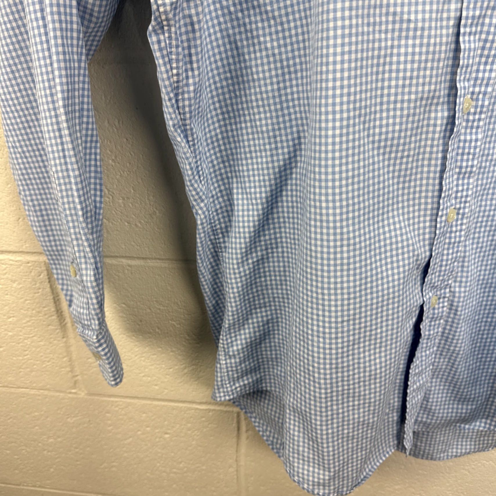 Polo Ralph Lauren Polo Ralph Lauren Shirt Mens Medium Blue Gingham Check Oxford Pony Long Sleeve Size US M / EU 48-50 / 2 - 5 Thumbnail