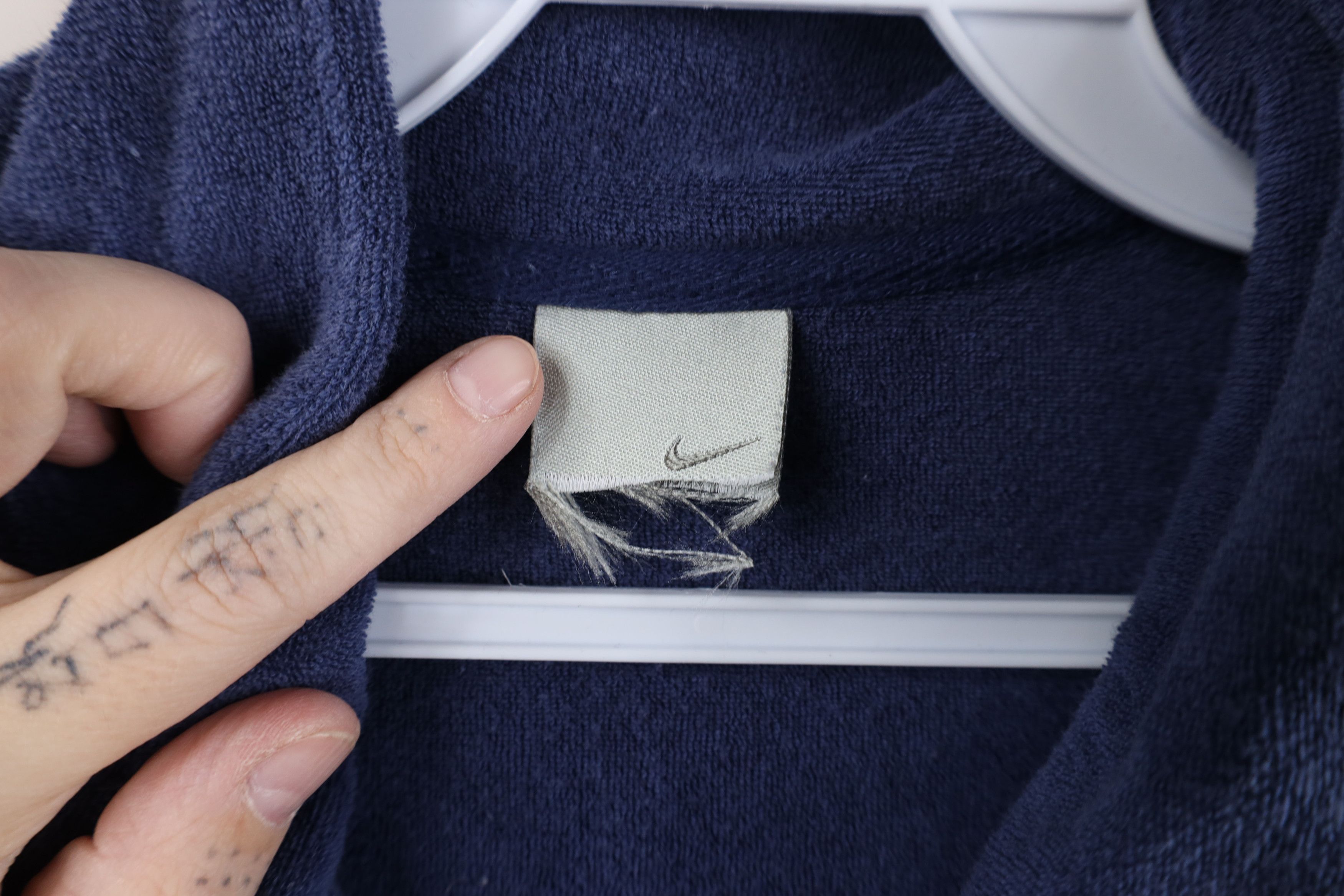 Nike Vintage 90s Y2K Nike Scott Mini Swoosh Terry Cloth Jacket Size US S / EU 44-46 / 1 - 9 Thumbnail