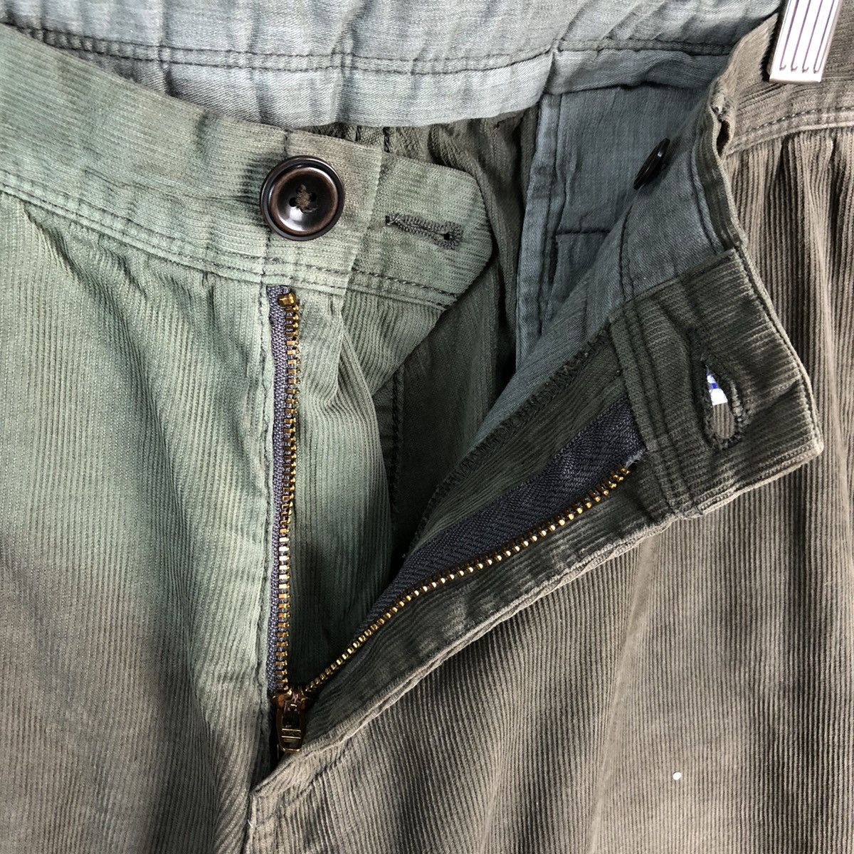 Japanese Brand × Vintage Shark Park Green faded vintage Casual Pants #A2447 Size US 31 - 12 Thumbnail