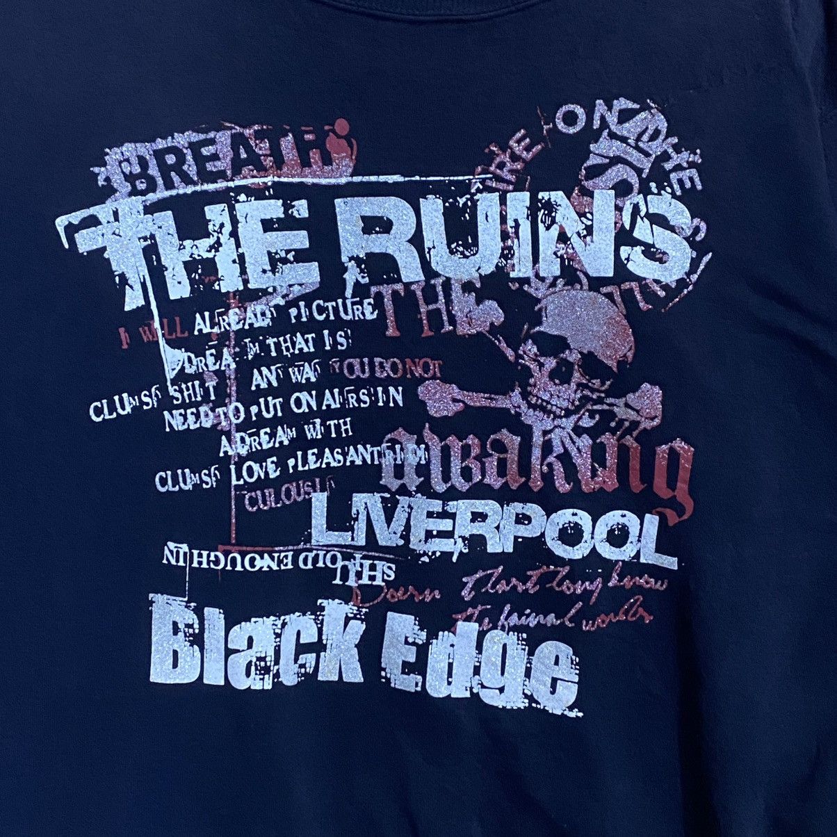 If Six Was Nine × Japanese Brand × Vintage The Run A Making Liverpool Black Edge Crewneck Sweatshirt Size US L / EU 52-54 / 3 - 5 Thumbnail