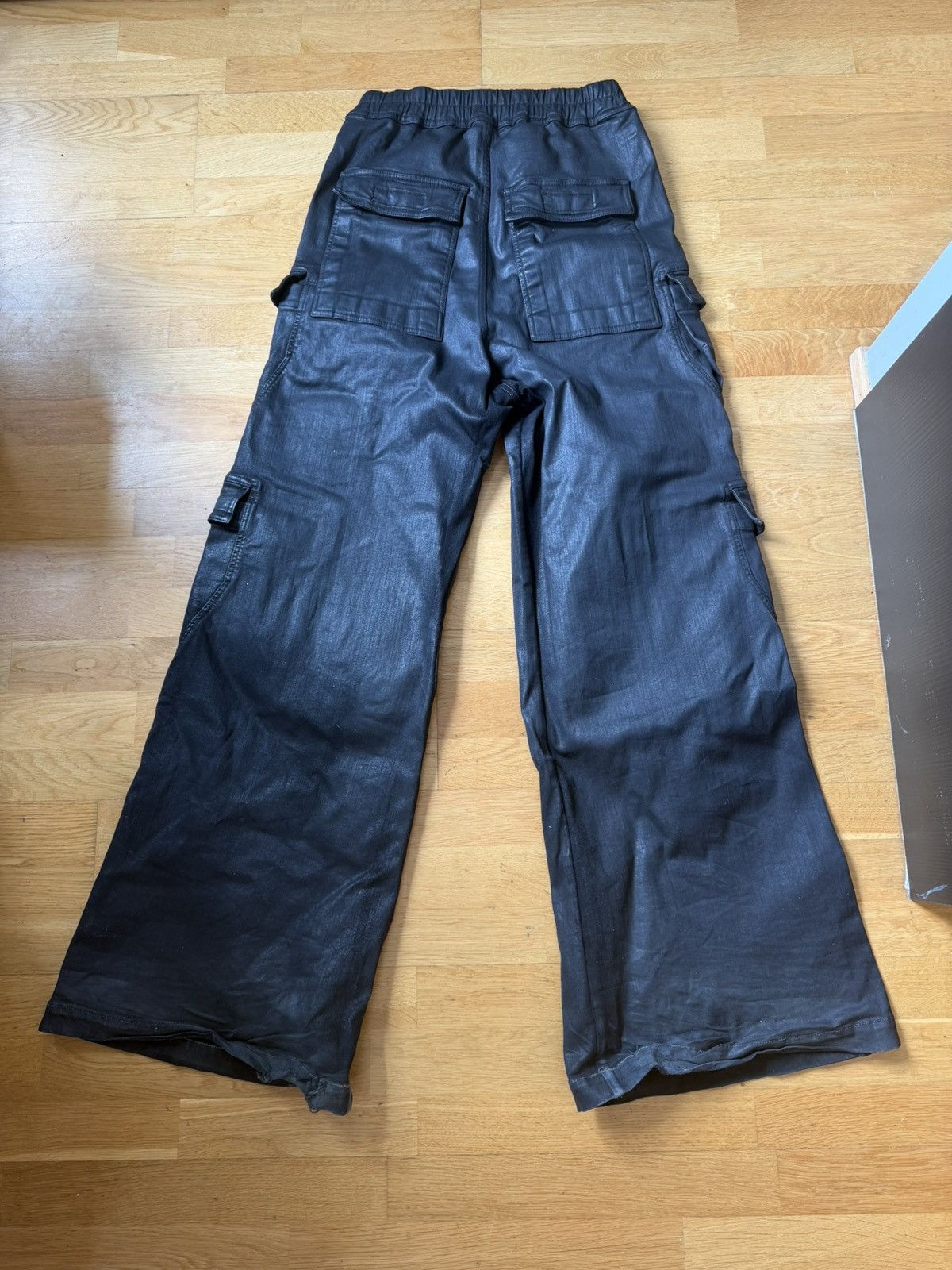 Rick Owens Rick Owens Drkshdw Waxed Jumbo Double Cargobelas Size US 32 / EU 48 - 2 Thumbnail