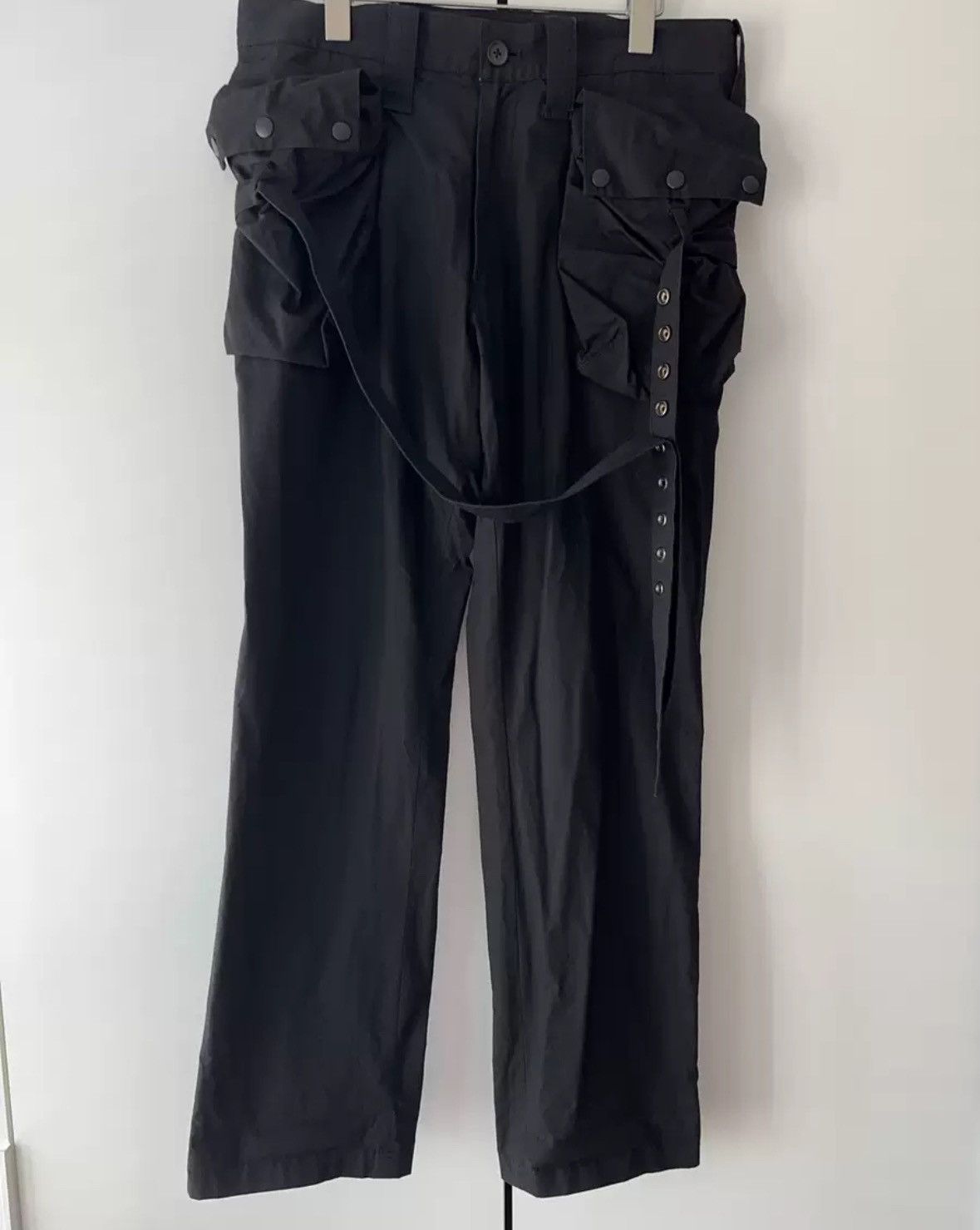 Yohji Yamamoto Yohji Yamamoto Pour tactical defeated strap trousers Size US 32 / EU 48 - 3 Thumbnail