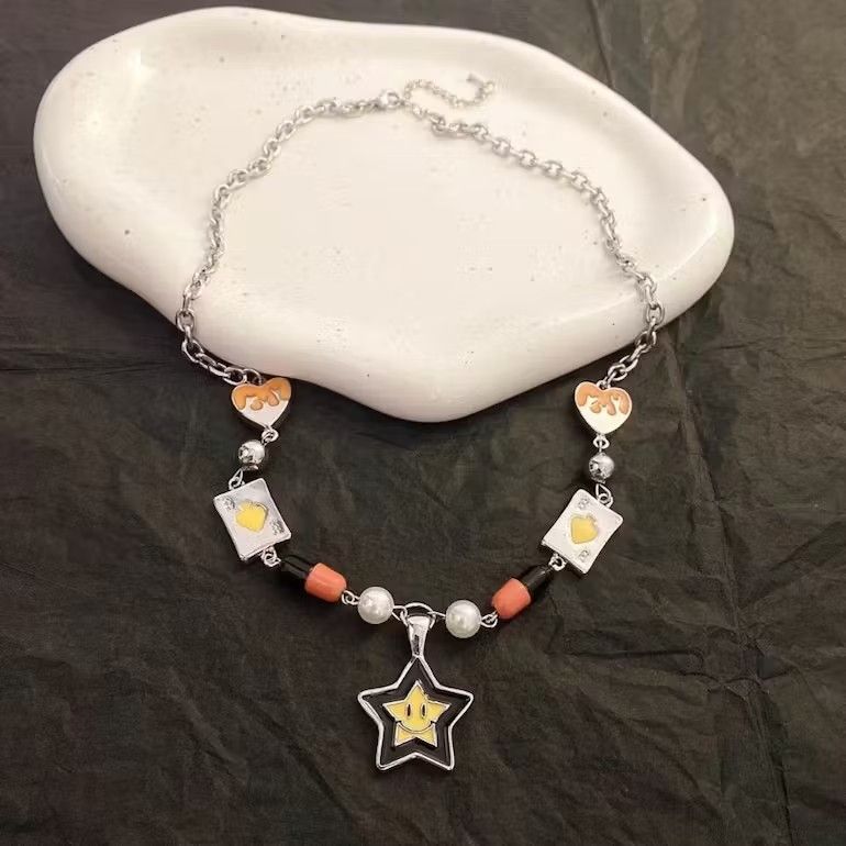 Jewelry Star Charm Choker Y2K Necklace Size ONE SIZE - 3 Thumbnail