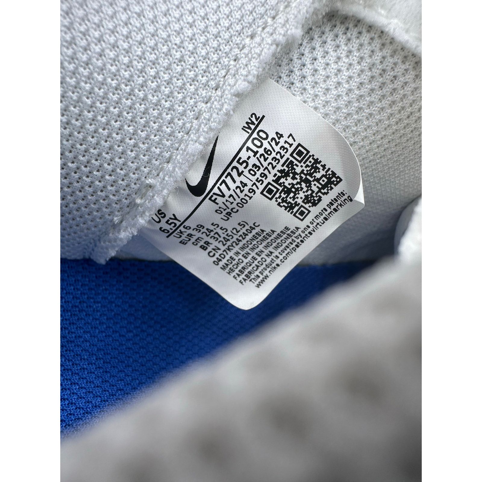 Nike Nike Air Force 1 LV8 GS “Sail Croc” size 6.5y Size US 6.5 / IT 36.5 - 6 Thumbnail