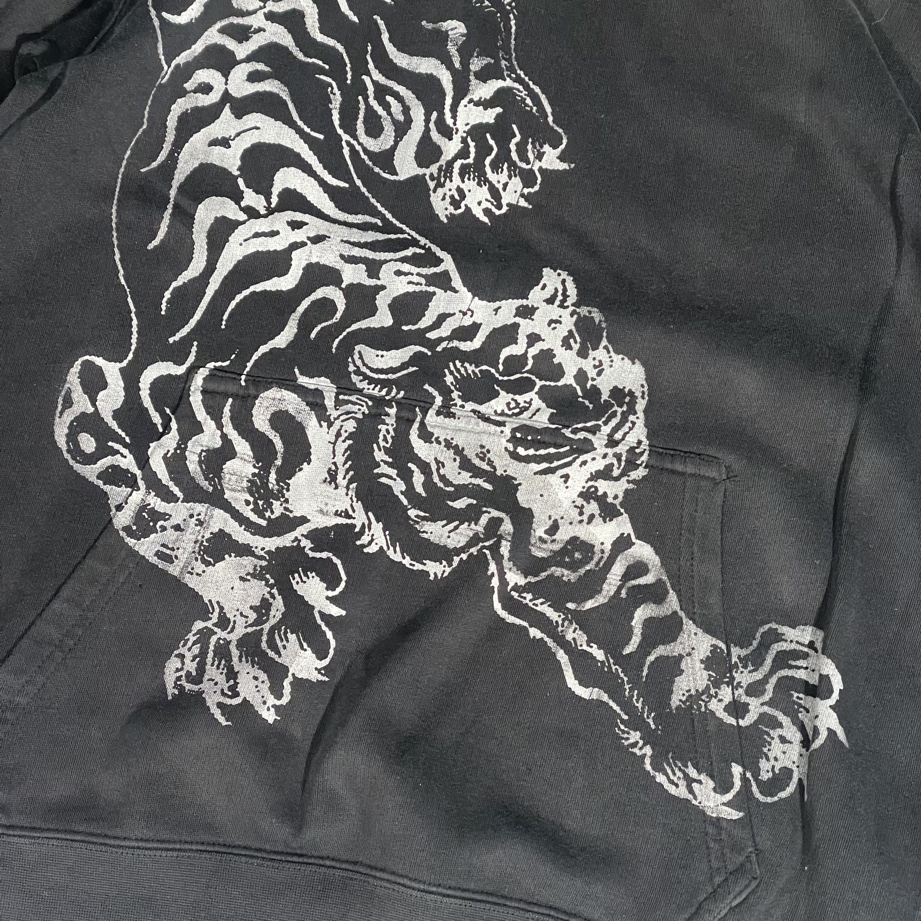 Nike Custom Nike Hoodie Tiger streetwear art grunge opium y2k Size US S / EU 44-46 / 1 - 6 Thumbnail