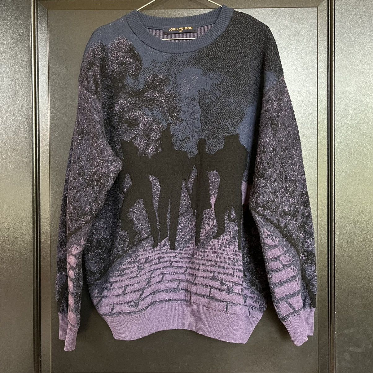 Pre-owned Louis Vuitton Brick Road Sweater In Purple