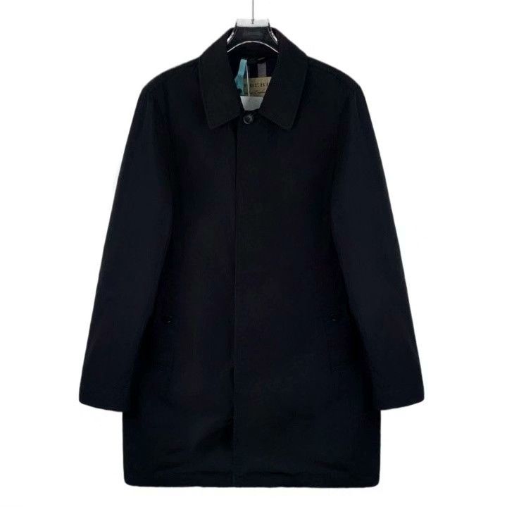 Burberry Burberry Black Lapel Long-Sleeve Trench Coat Size US S / EU 44-46 / 1 - 1 Thumbnail