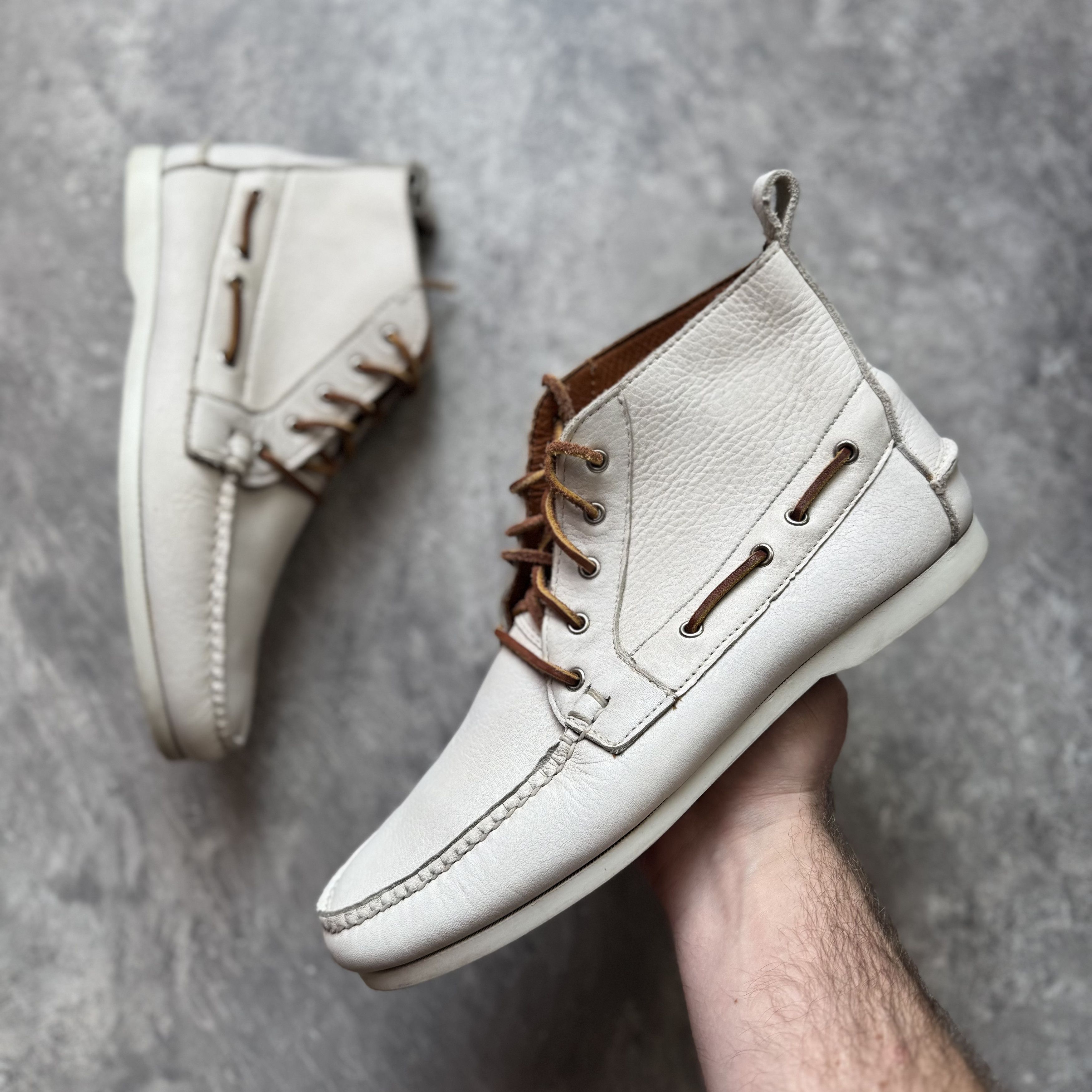 Ralph Lauren Ralph Lauren Leather Moc Toe Boots Size US 10 / EU 43 - 1 Thumbnail