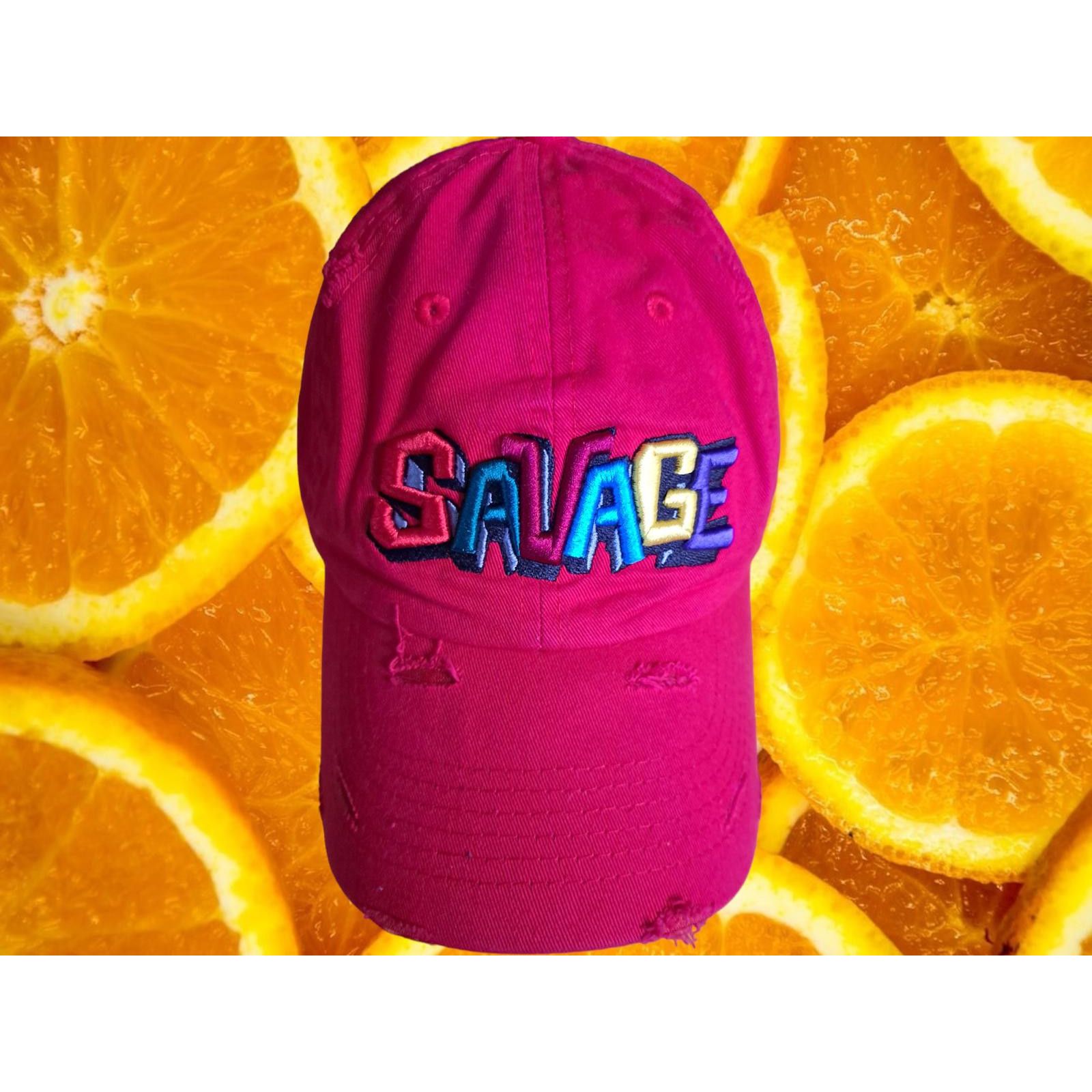 Other House of Commons Savage Red Adjustable Hat Size ONE SIZE - 1 Thumbnail