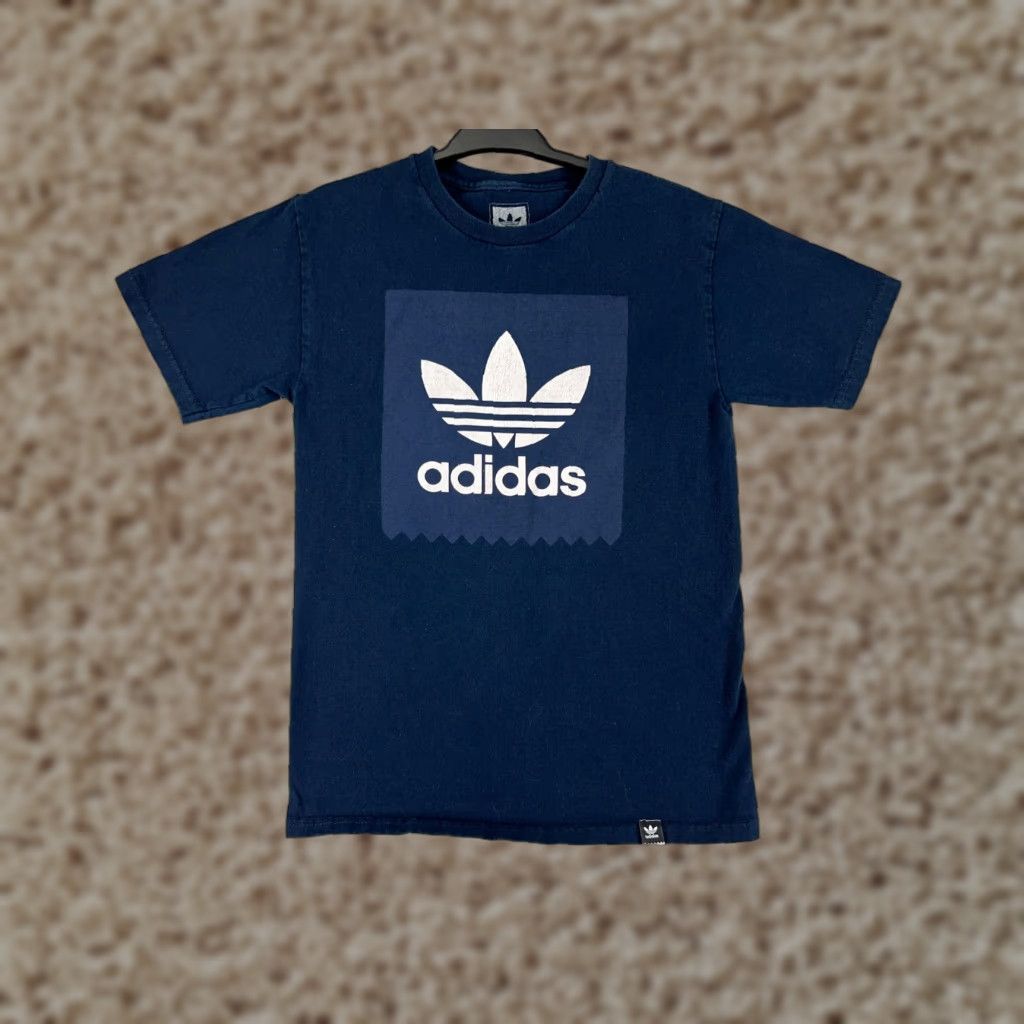 Adidas Adidas Shirt Mens Small Blue White Graphic Print Trefoil Logo Short Sleeve Crewneck T-Shirt - Regular Fit, 100% Cotton Size US S / EU 44-46 / 1 - 1 Thumbnail