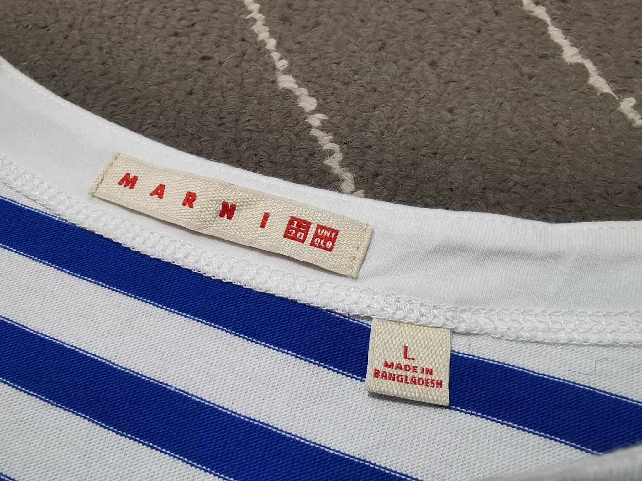 Marni × Uniqlo MARNI X uniqlo stripes long dress M 2148 Size M / US 6-8 / IT 42-44 - 3 Thumbnail