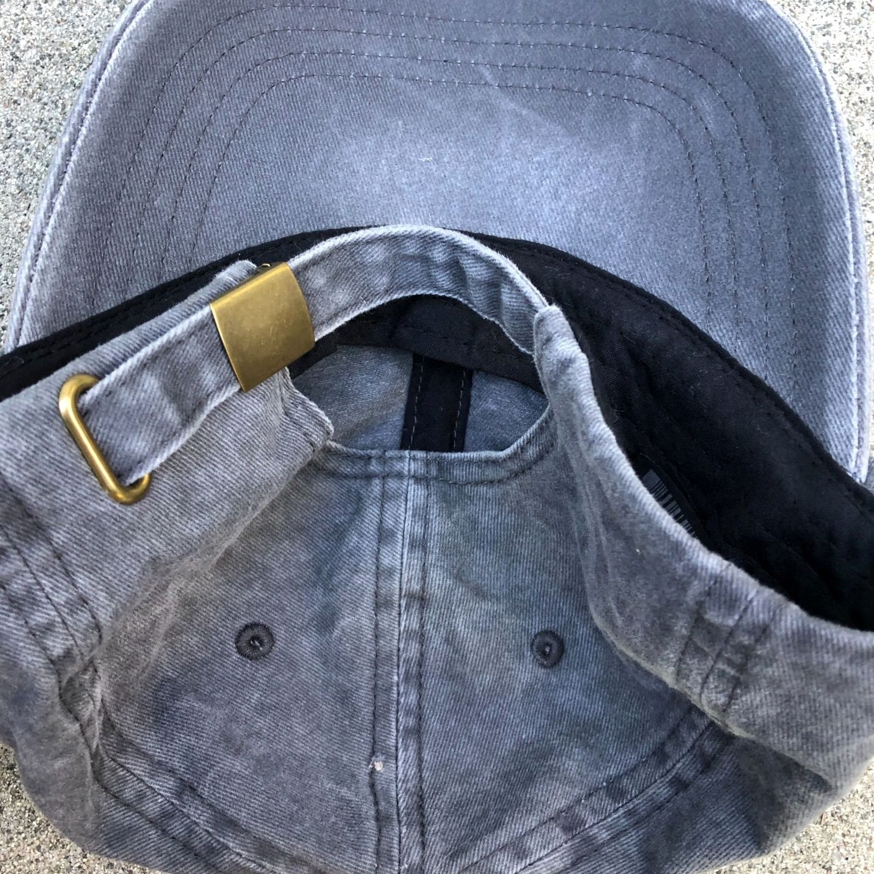 Zara ZARA Baseball Dad Hat Women's S/M Grey Adjustable Cap Size ONE SIZE - 3 Thumbnail
