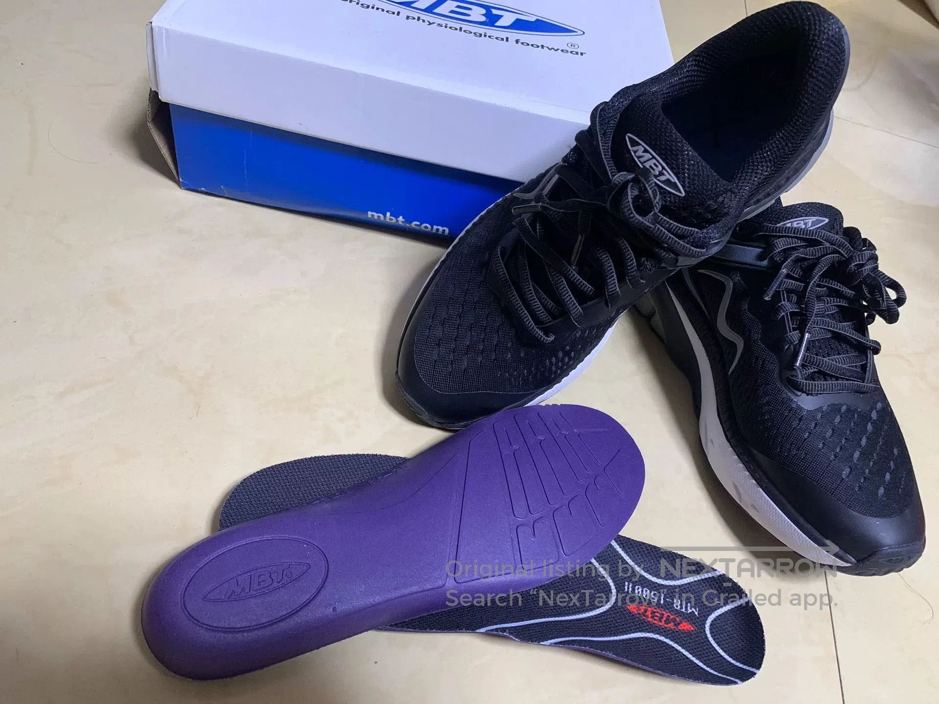 Japanese Brand MBT Men's Spring-Autumn Running Shoes. Size US 7 / EU 40 - 8 Thumbnail