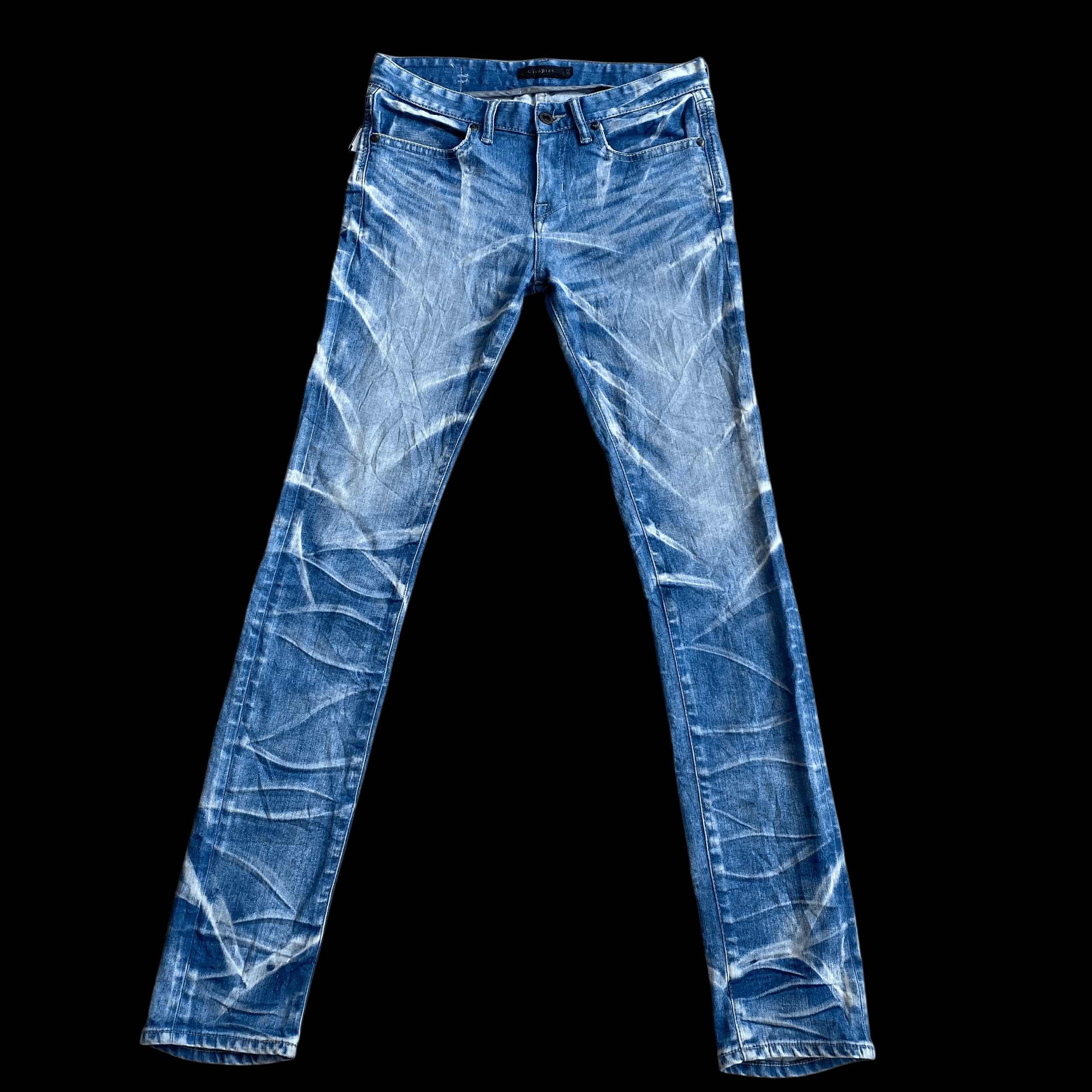 Le Grande Bleu (L.G.B.) Le Grand Bleu Flare Dark Denim Whisker