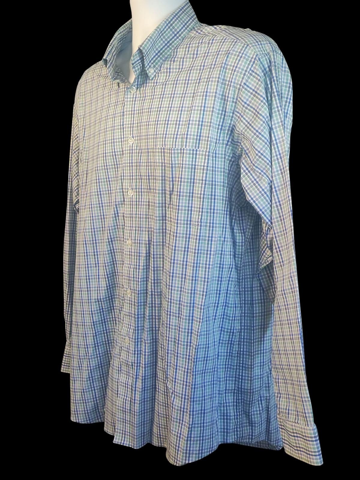 Izod IZOD Men's Long Sleeve Button-Down Plaid Shirt Size US XL / EU 56 / 4 - 5 Thumbnail