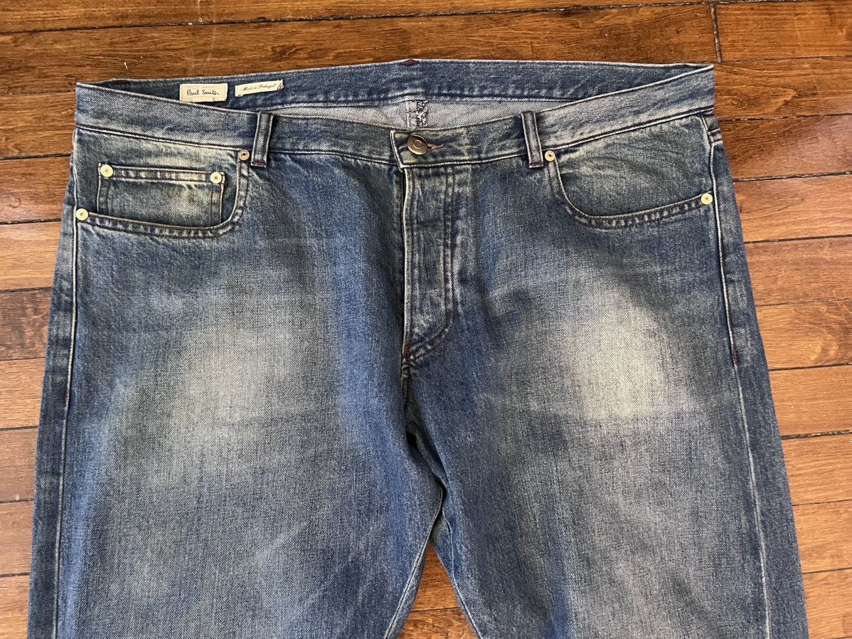 Paul Smith Mainline faded cropped cuffed jeans, selvedge denim, size 36 Size US 36 / EU 52 - 3 Thumbnail