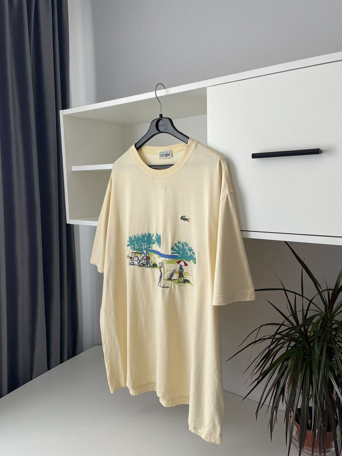 Lacoste × Vintage Vintage 90s Lacoste Golf T-Shirt Made In France Size US XL / EU 56 / 4 - 1 Thumbnail