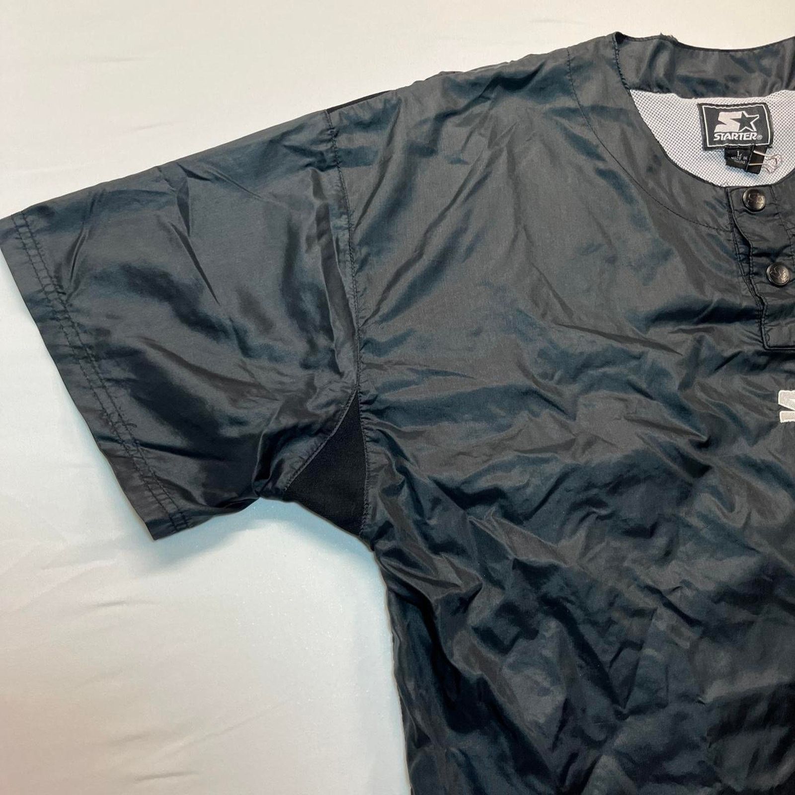 Starter Y2K Starter Coach Windbreaker Pullover Large Relax Henley Size US L / EU 52-54 / 3 - 3 Thumbnail