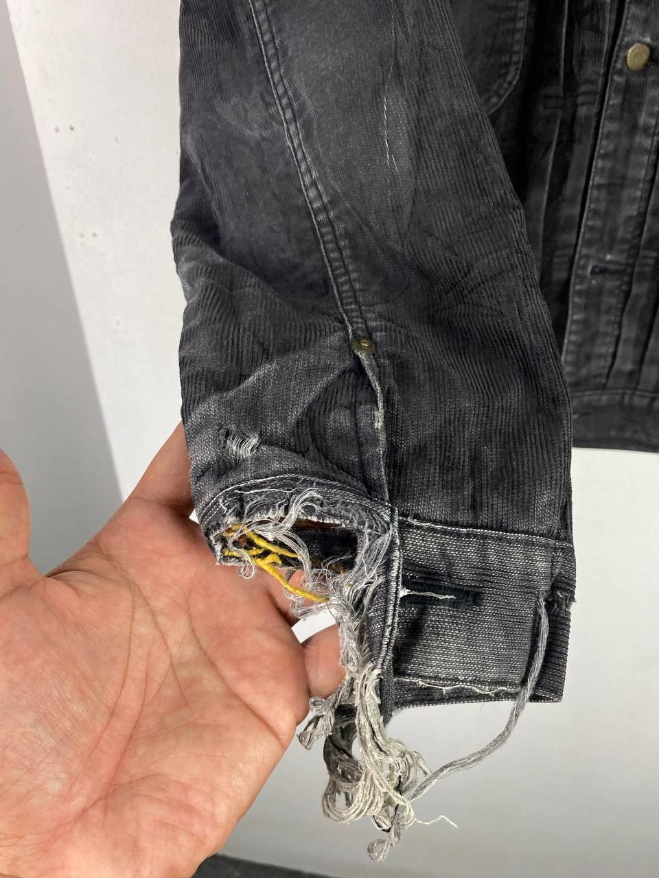 Japanese Brand tenderloin japanese brands corduroy denim jacket distressed Size US L / EU 52-54 / 3 - 8 Thumbnail