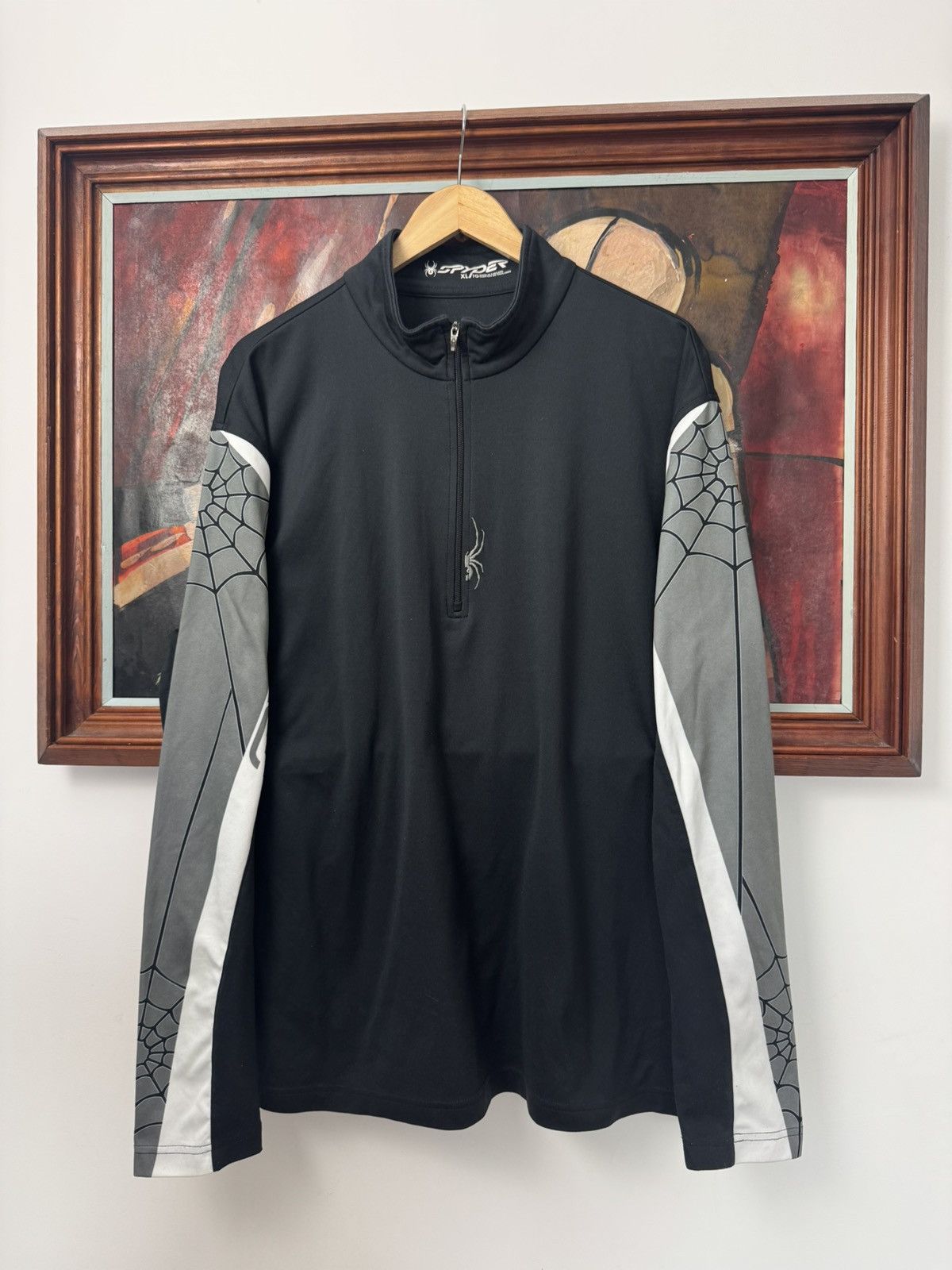 Spyder Vintage Y2k Spyder Spiderweb Active Top Spider Sport LS Size US XL / EU 56 / 4 - 1 Thumbnail