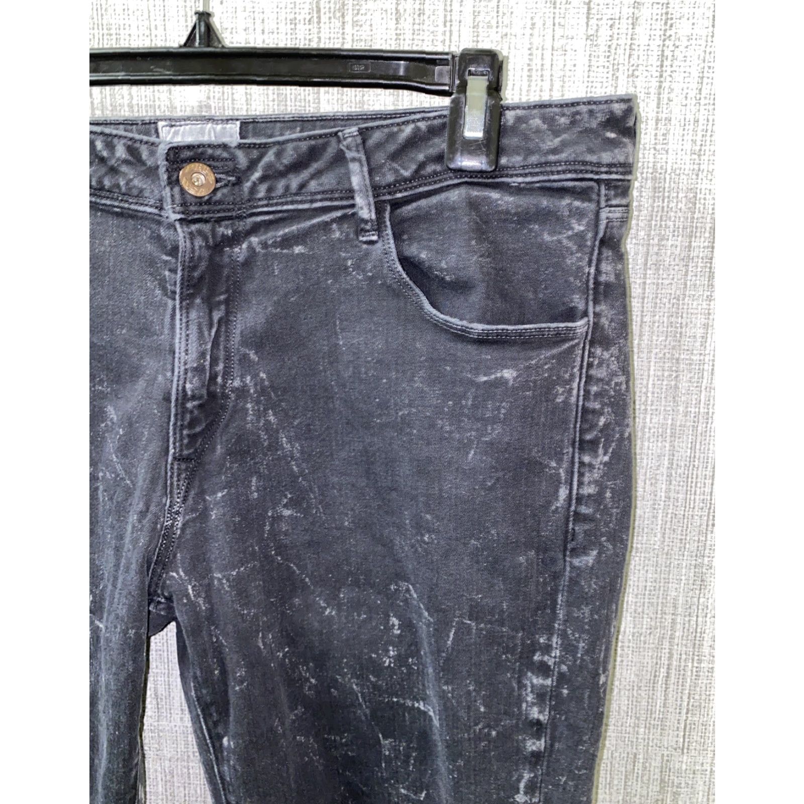 Prps PRPS USA Mens Pants - Casual Zip Fly Flat Front Cotton Black, Size 31 x 32, Regular, Men, 31 Inseam, 32 Waist, Skinny Leg, Vintage: No, USA Theme Size US 32 / EU 48 - 2 Thumbnail
