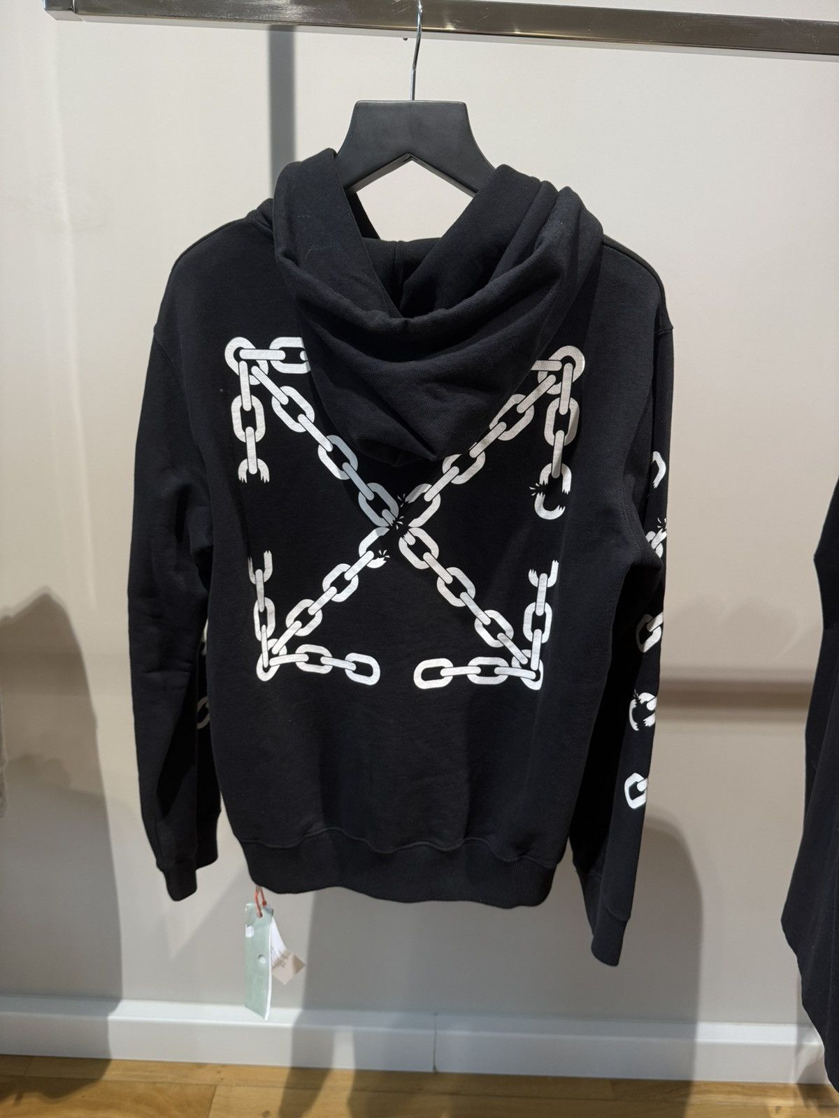 Off-White BNWT Off-White Chain Arrow Hoodie Size US M / EU 48-50 / 2 - 2 Thumbnail