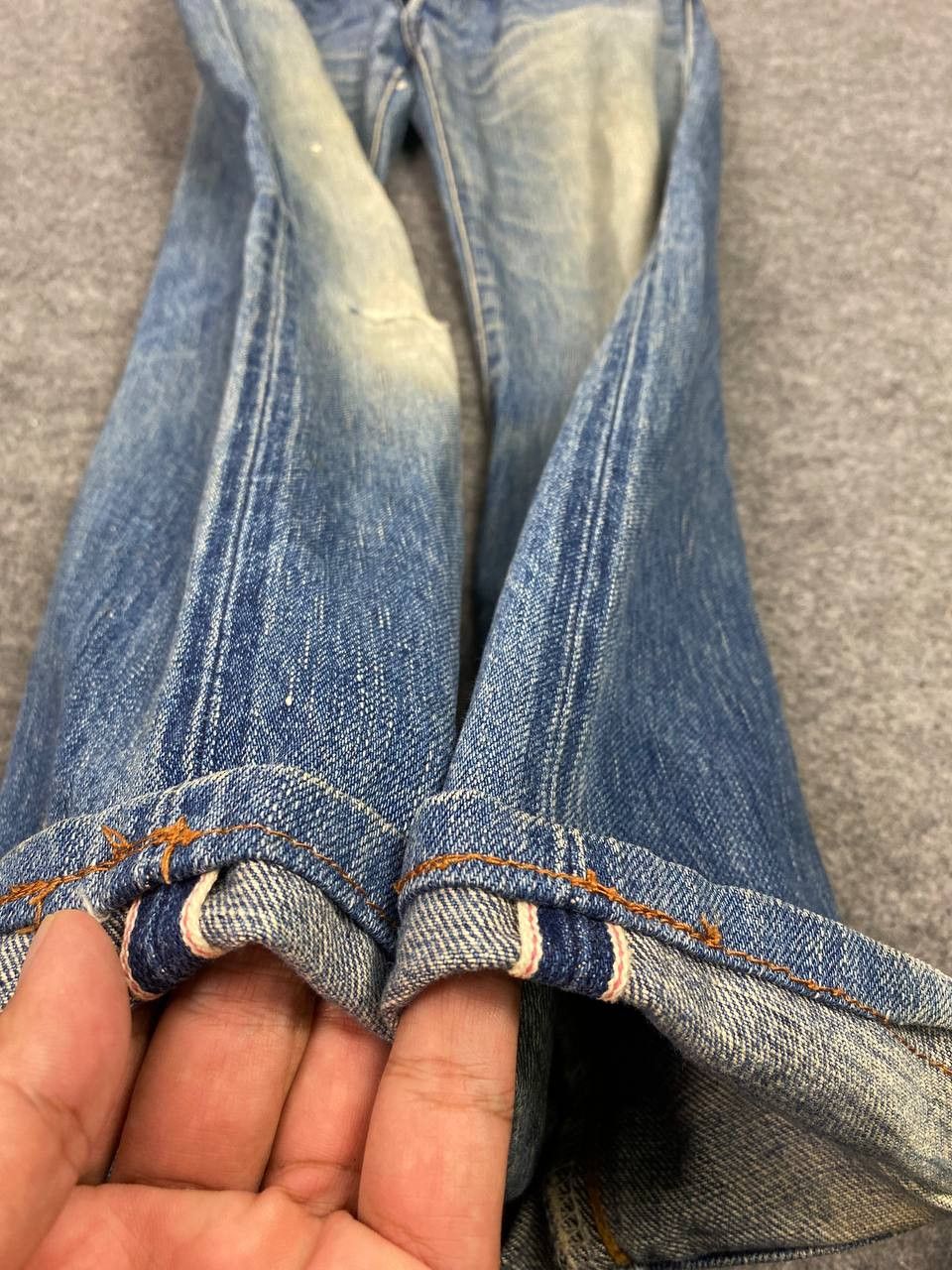 Japanese Brand green bowles co japanese brands selvedge distressed denim Size US 32 / EU 48 - 13 Thumbnail