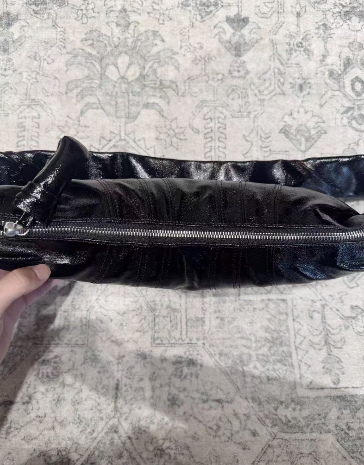 Lemaire Lemaire Croissant Bag, Black Truffle Coated KKKK102608 Size ONE SIZE - 3 Thumbnail