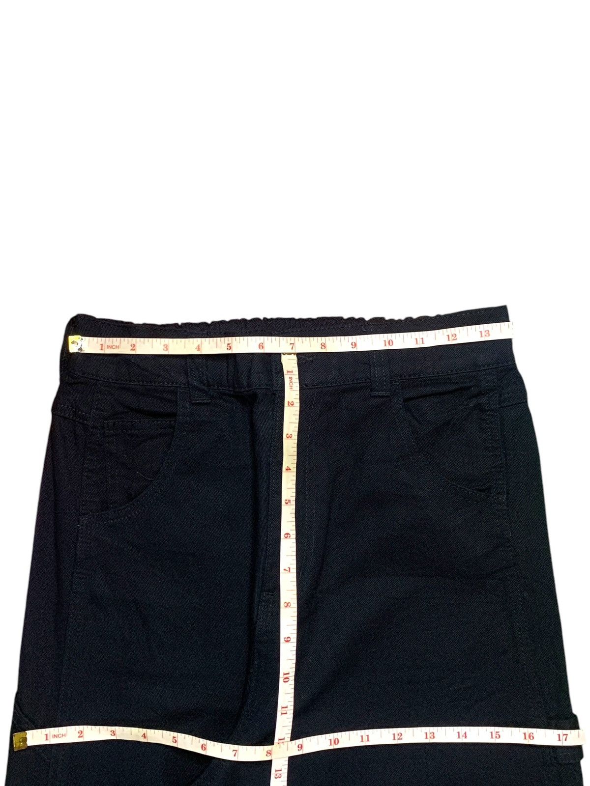 Japanese Brand Vintage Japanese Brand Black Baggy Carpenter Jeans Size US 27 - 12 Thumbnail