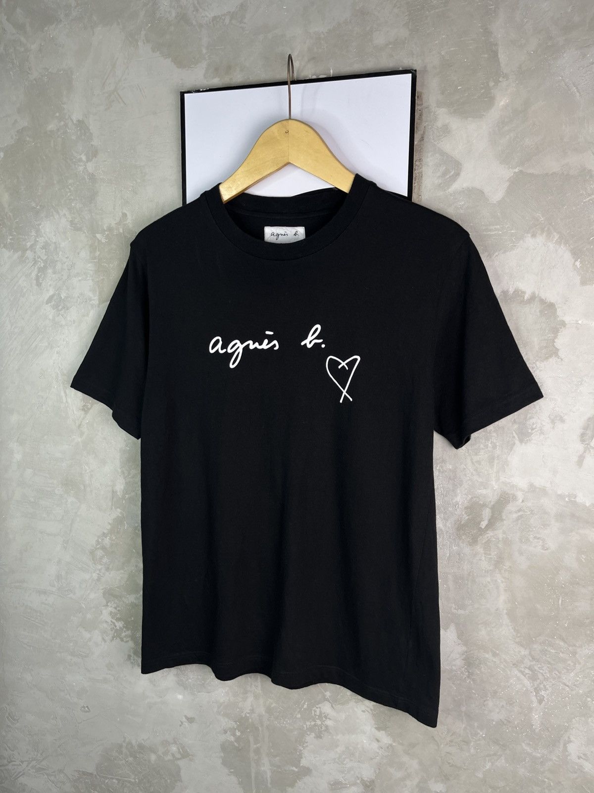 agnes b. Agnes B Homme Love Logo T-Shirt Minimalist Parisian Size US M / EU 48-50 / 2 - 5 Thumbnail