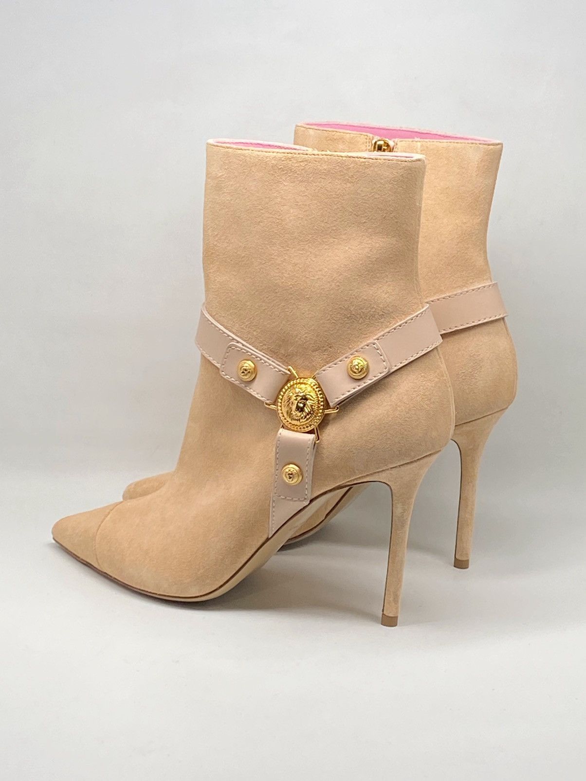Balmain Balmain Eva 95MM Suede Ankle Boots size 37 Size US 7 / IT 37 - 5 Thumbnail
