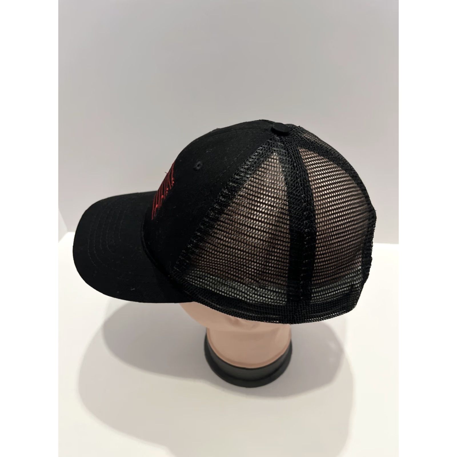 Vintage Crazy Shirts Surf United Hawaii Black Trucker Hat Cap Snapback Mens Adjustable Cap | Solid Pattern | Cotton Polyester | Men Size US M / EU 48-50 / 2 - 2 Thumbnail