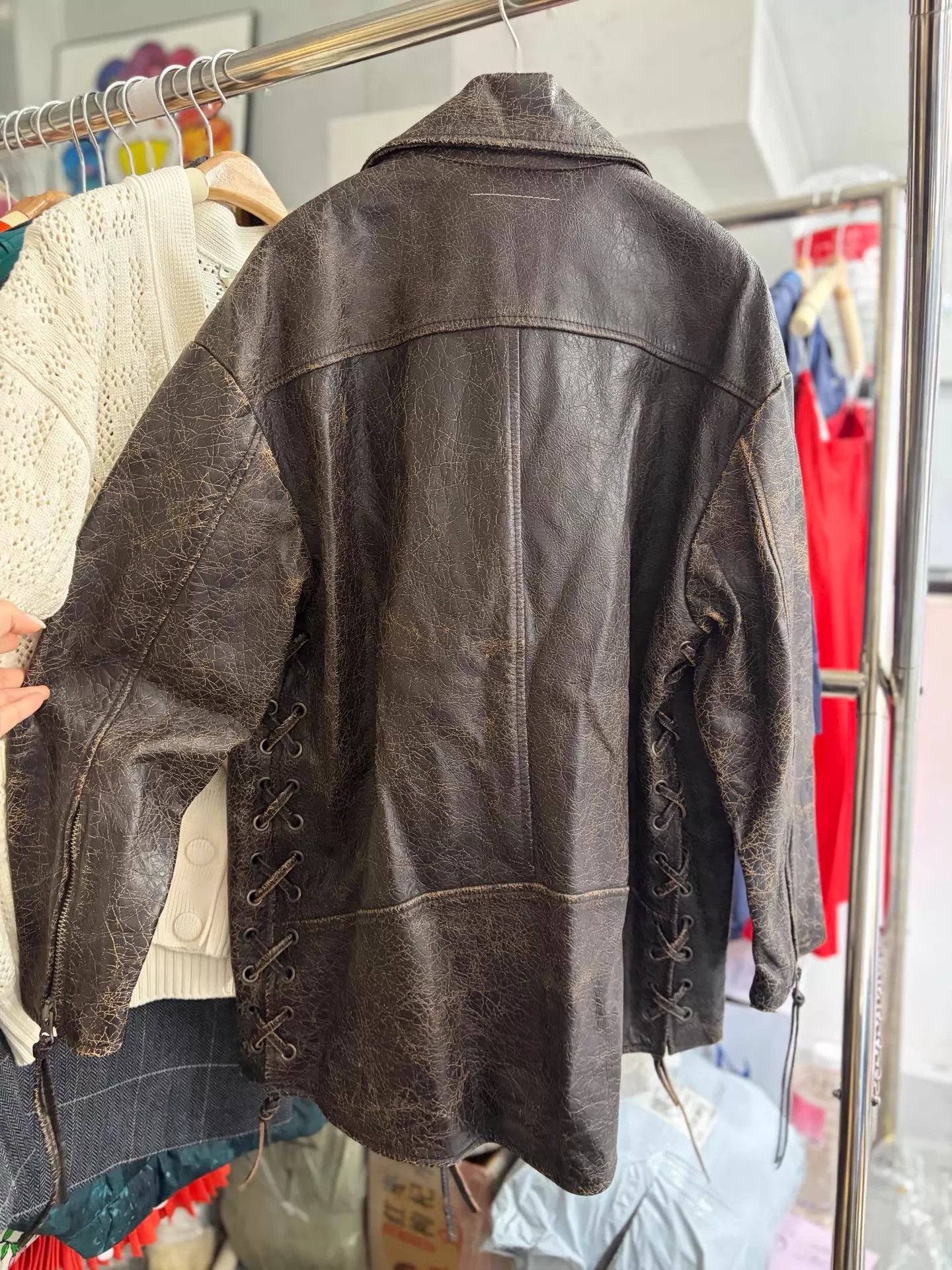 MM6 MM6 cracked jacket deadstock 42 Size M / US 6-8 / IT 42-44 - 7 Thumbnail