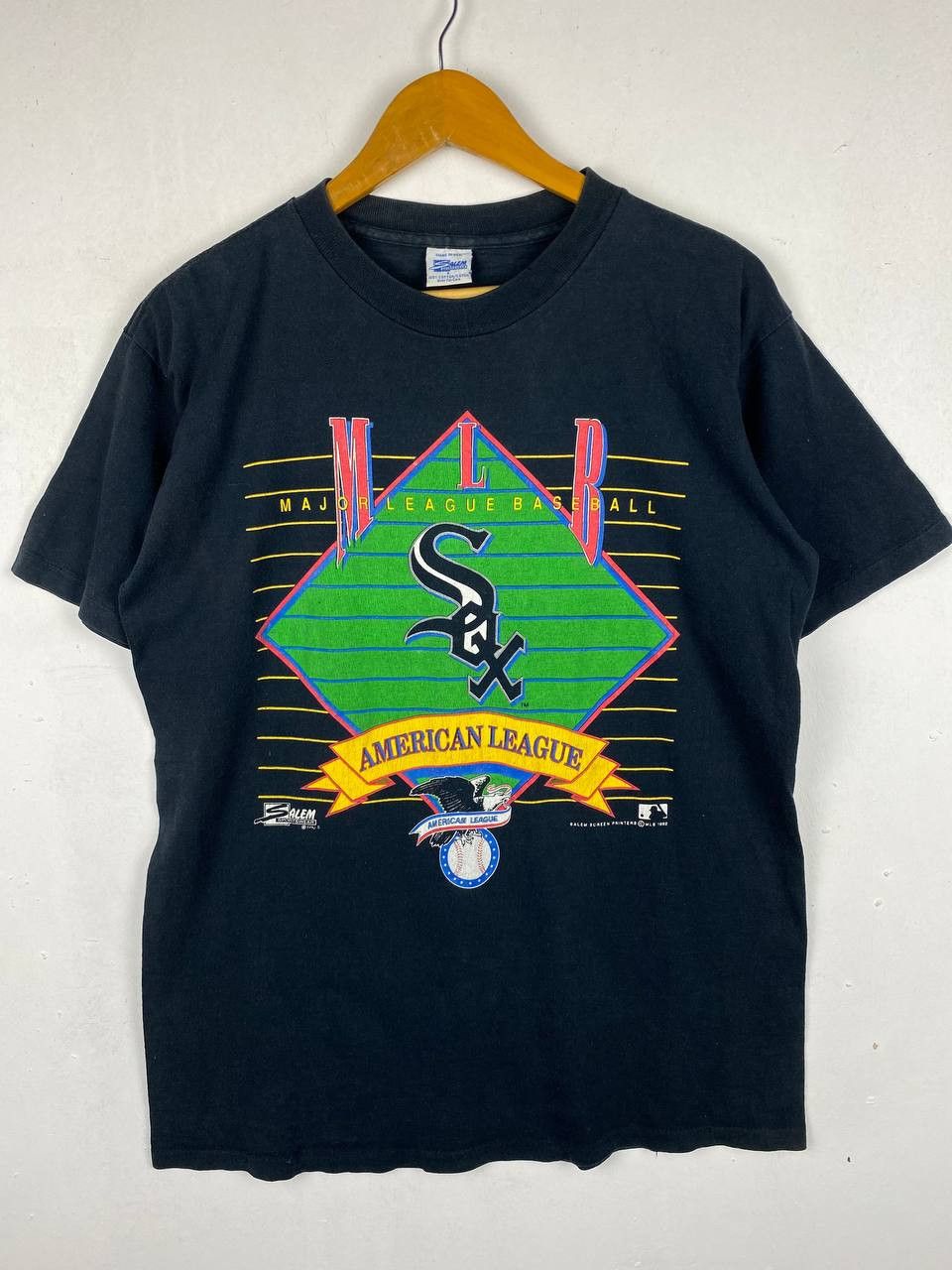 MLB vintage mlb tee by salem sportswear tee nice design Size US L / EU 52-54 / 3 - 1 Thumbnail