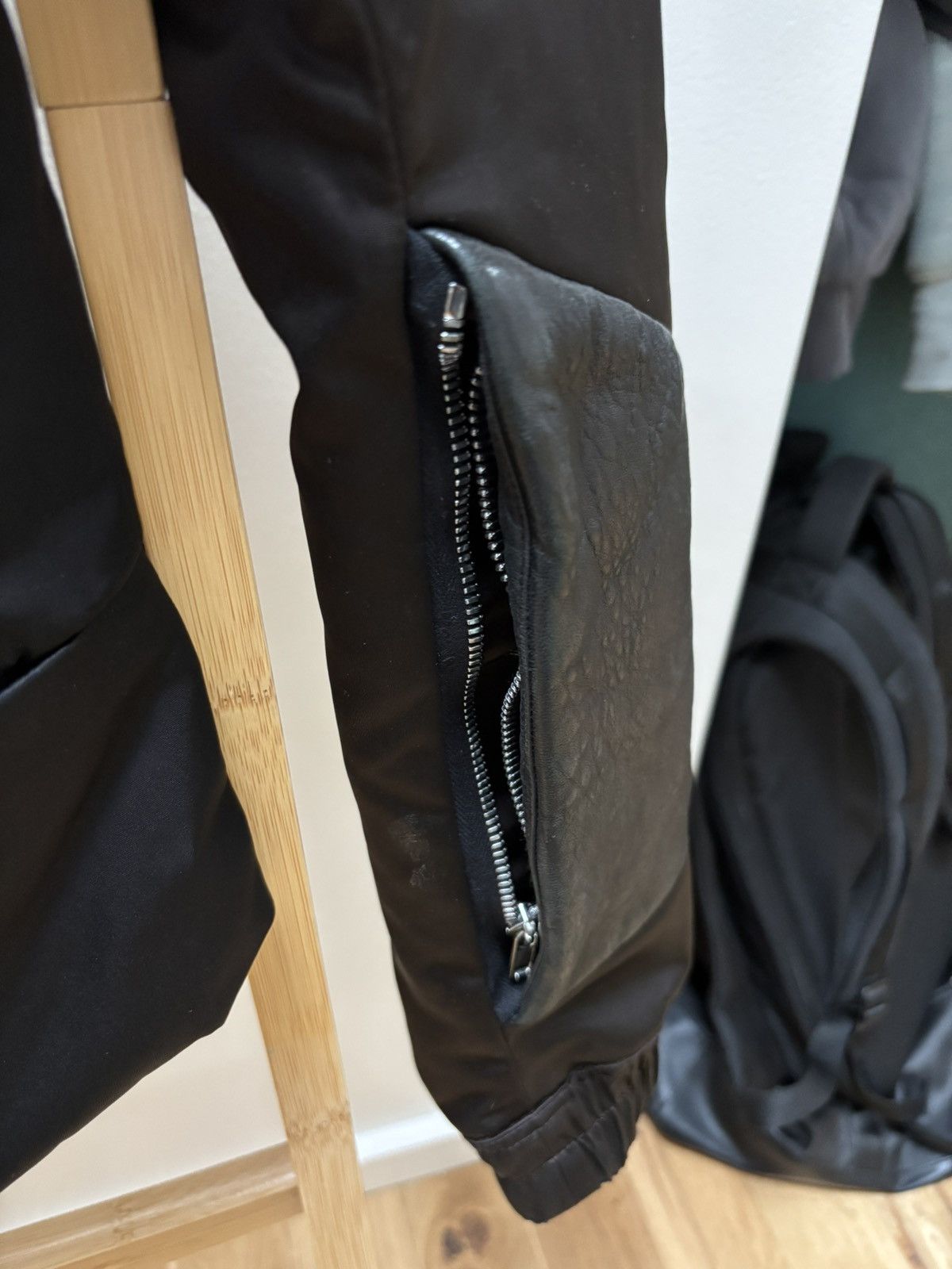 Rick Owens Mainline Tecuatl Leather Panelled Stag Jacket Size US S / EU 44-46 / 1 - 6 Thumbnail