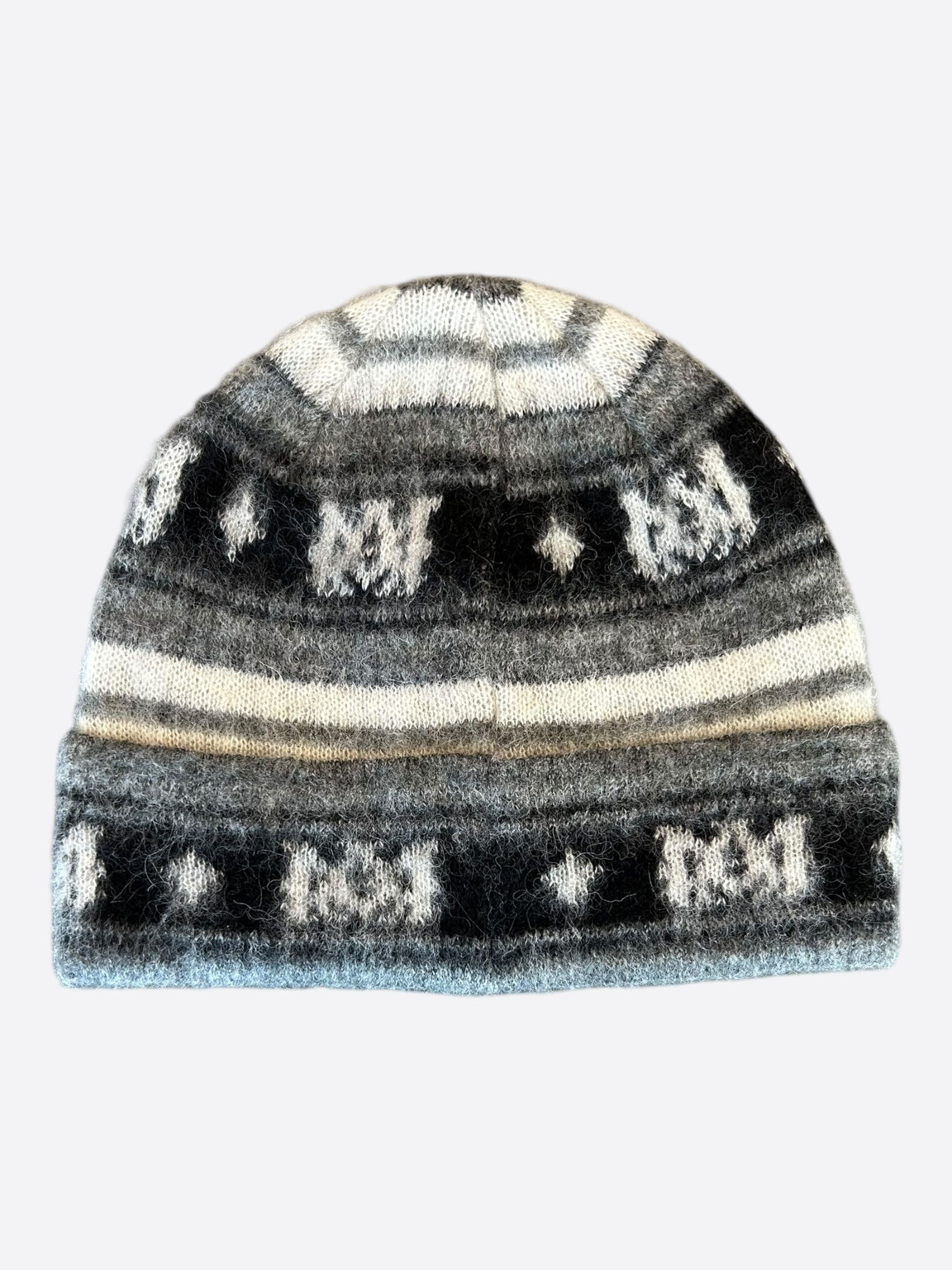Amiri Amiri White & Multicolor MA Logo Skater Beanie Size ONE SIZE - 2 Thumbnail