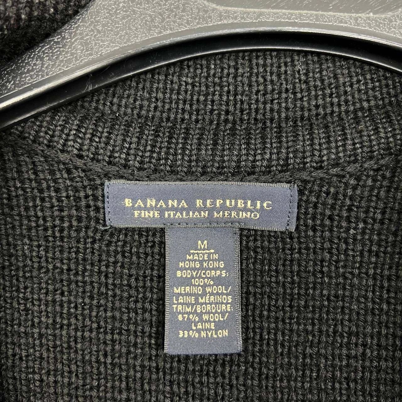 Banana Republic Banana Republic Sweater Knit Pullover 1/4 Zip Merino Wool M Size US M / EU 48-50 / 2 - 4 Thumbnail