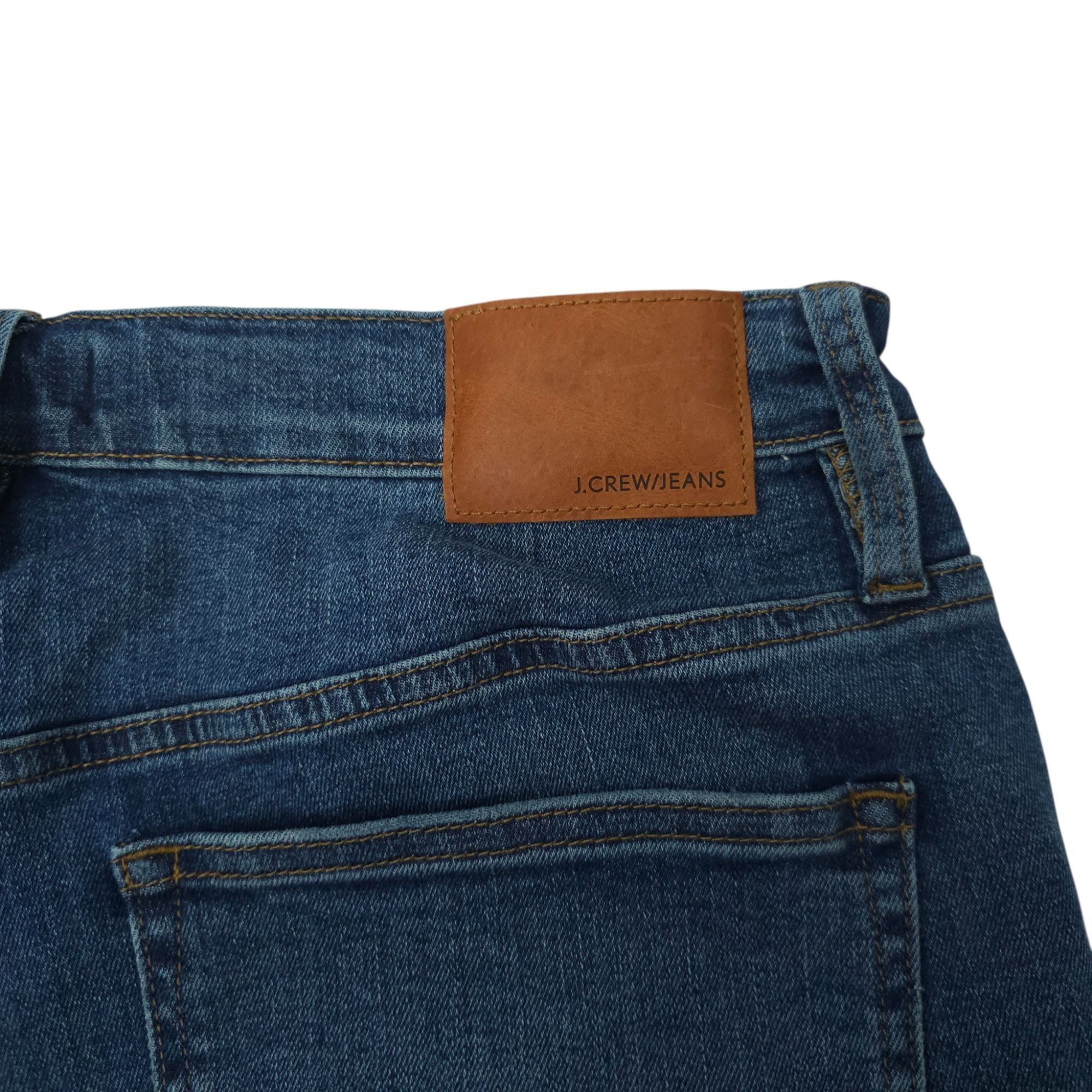 J.Crew J.Crew 9" High Rise Toothpick Jeans Womens 31 Medium Wash Ra Size 33" - 9 Thumbnail